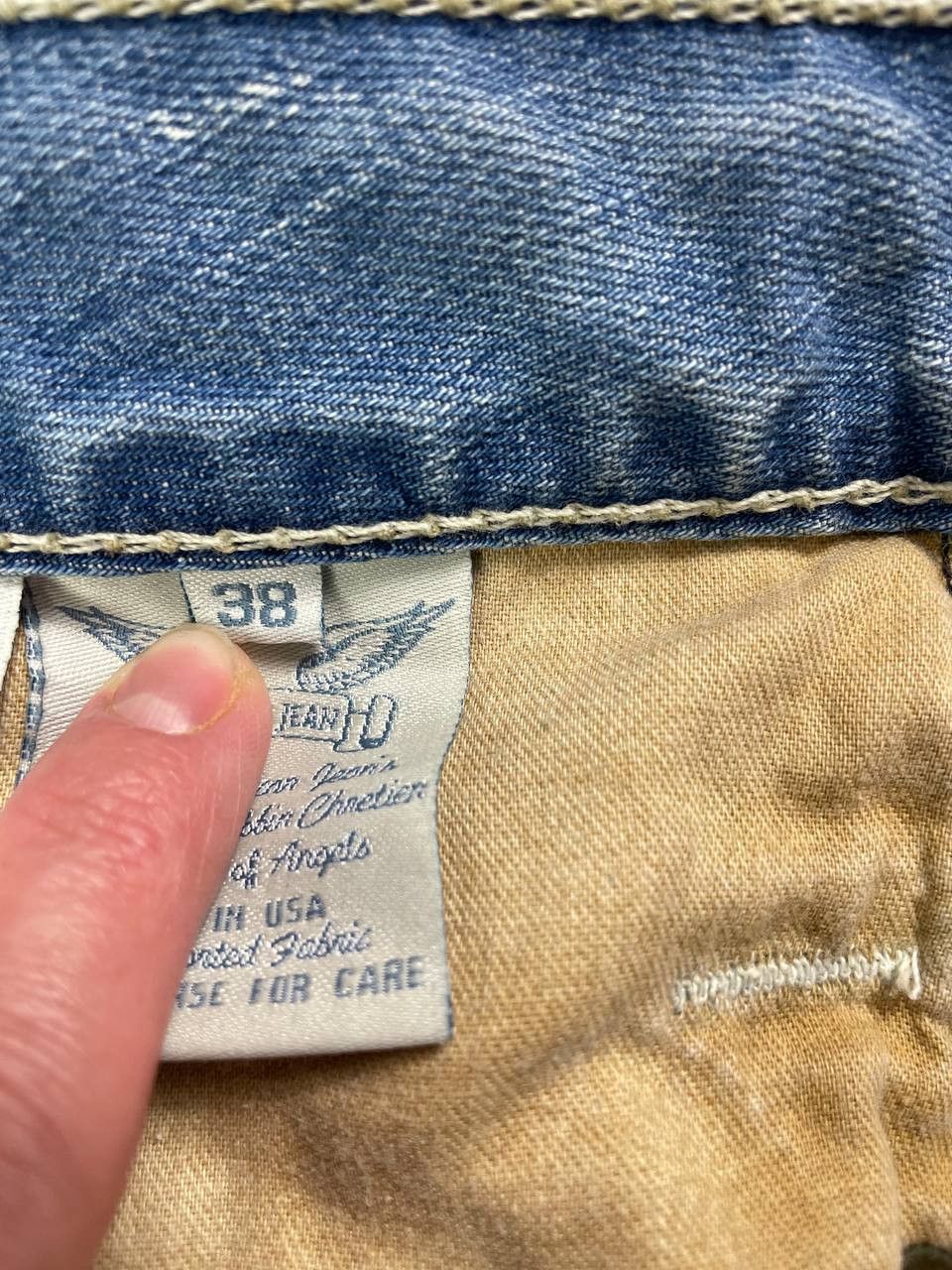 Robins Jeans Robin's Jean Zip RND Flap Studded Blue Jeans Size US 38 / EU 54 - 13 Thumbnail
