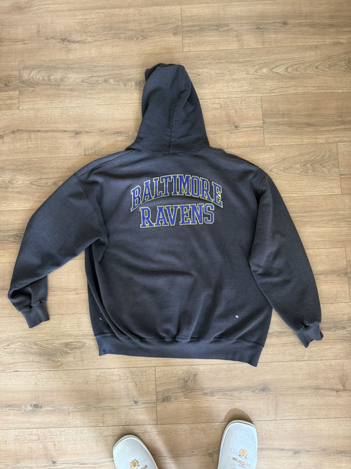 Vintage Vintage Baltimore Ravens hoodie Size US XL / EU 56 / 4 - 3 Thumbnail