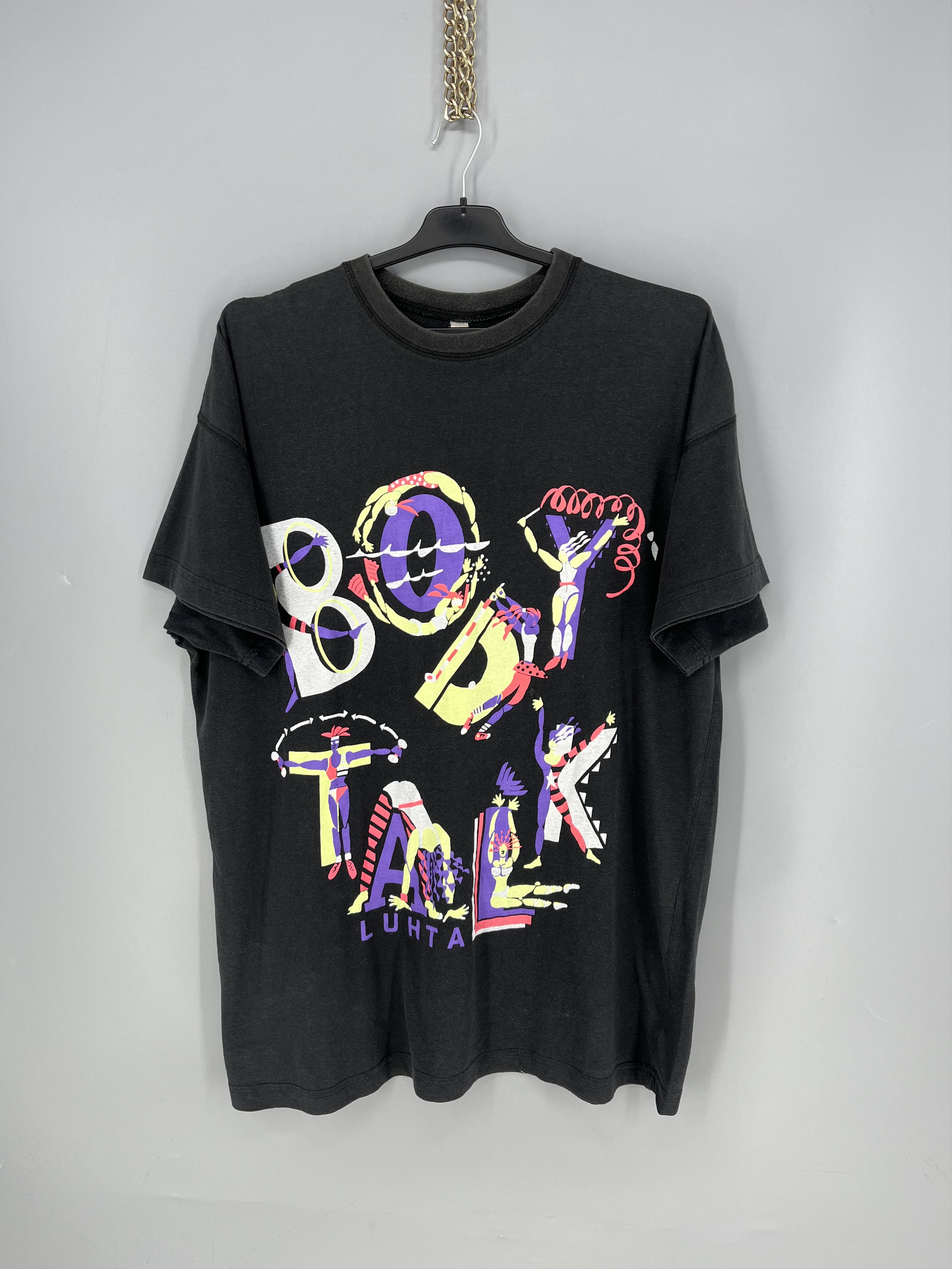 Band Tees vintage 90s body talk graphic retro fitness abstraction Size US M / EU 48-50 / 2 - 1 Thumbnail
