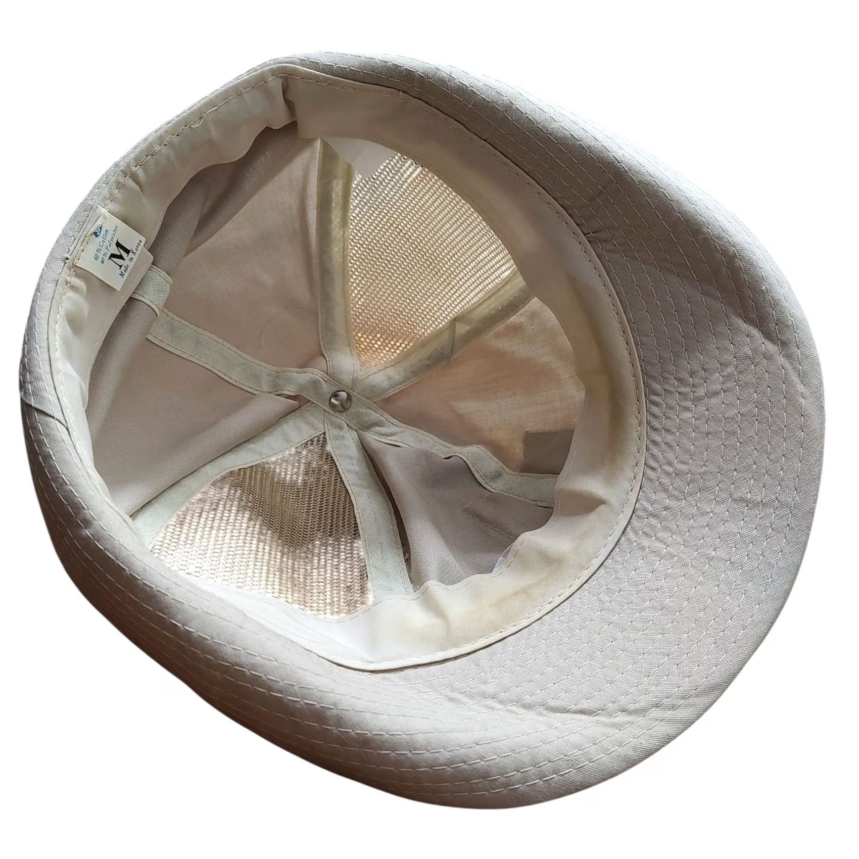 Vintage Karisma Bucket Hat M Beige Outdoor Fish Golf Fishing Summer Unisex Adults Size ONE SIZE - 5 Thumbnail