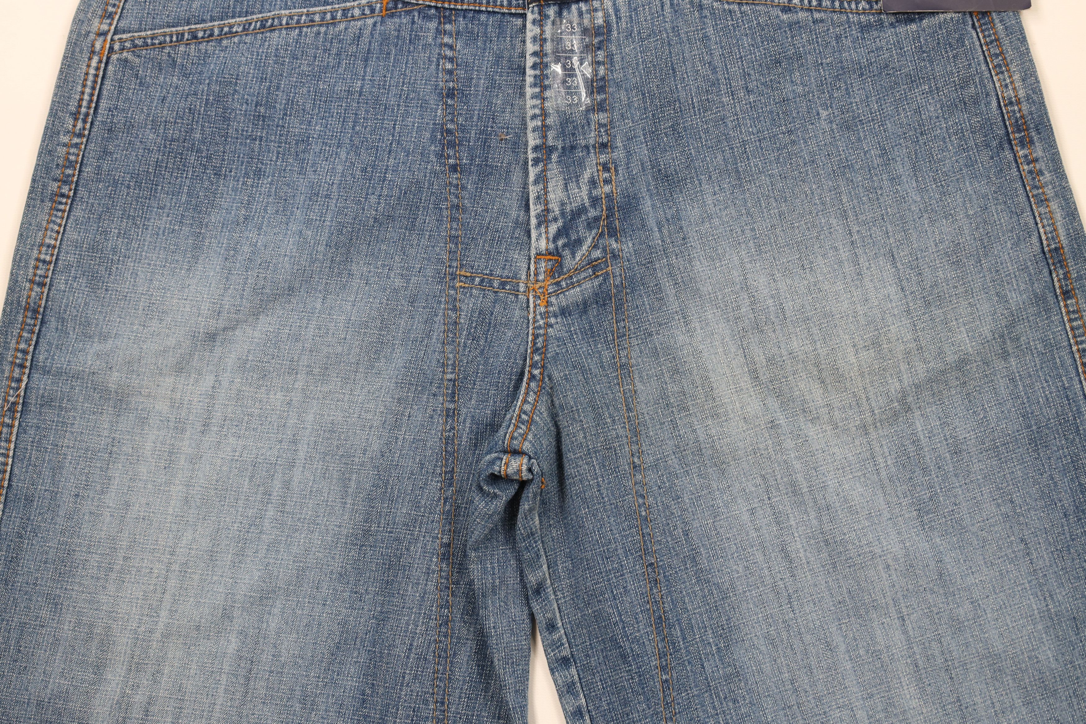 Marithe + Francois Girbaud × Vintage Deadstock Vintage 90s Marithe Francois Girbaud Denim Shorts Size US 33 - 3 Thumbnail