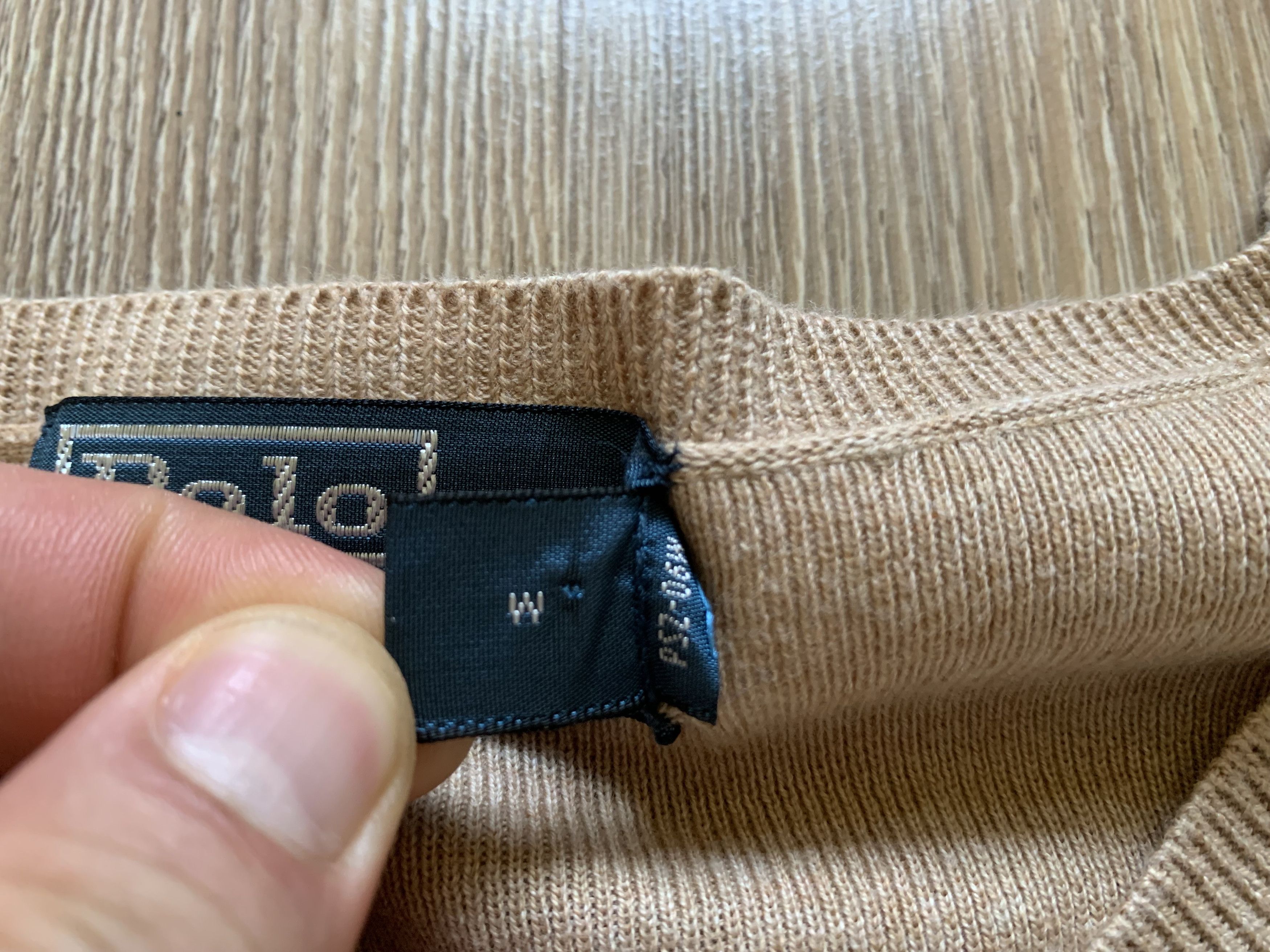 Polo Ralph Lauren × Ralph Lauren Polo Ralph Lauren Vintage Beige Pullover Size US XXL / EU 58 / 5 - 7 Thumbnail