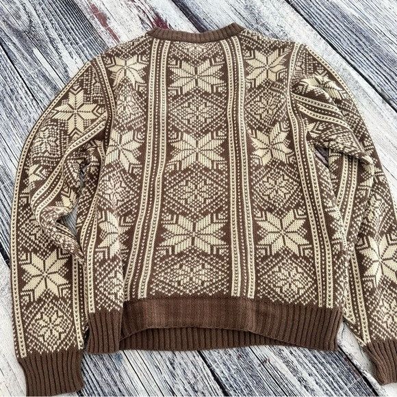 Vintage Vintage “Steep Slopes” Snowflake Sweater Size M / US 6-8 / IT 42-44 - 3 Thumbnail