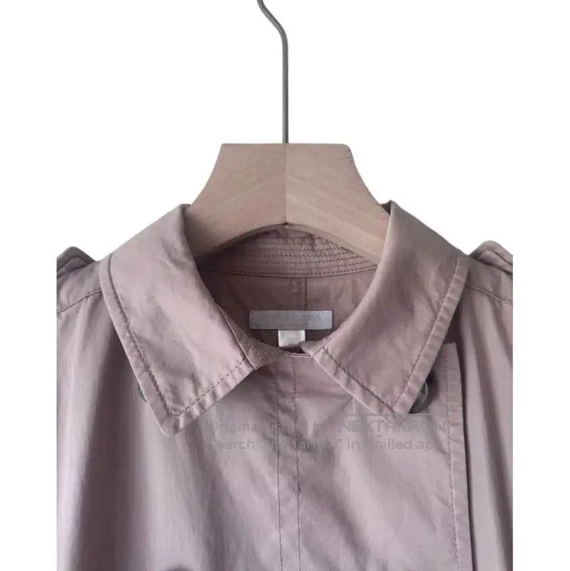 Burberry Burberry Summer Khaki Cotton Dress for Women. Size L / US 10 / IT 46 - 6 Thumbnail