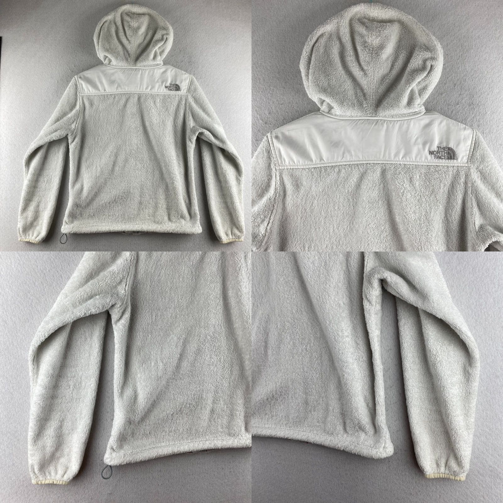 The North Face The North Face Full Zip Hoodie Womens Small S White Oso Adjustable Waist Pockets Size S / US 4 / IT 40 - 10 Thumbnail