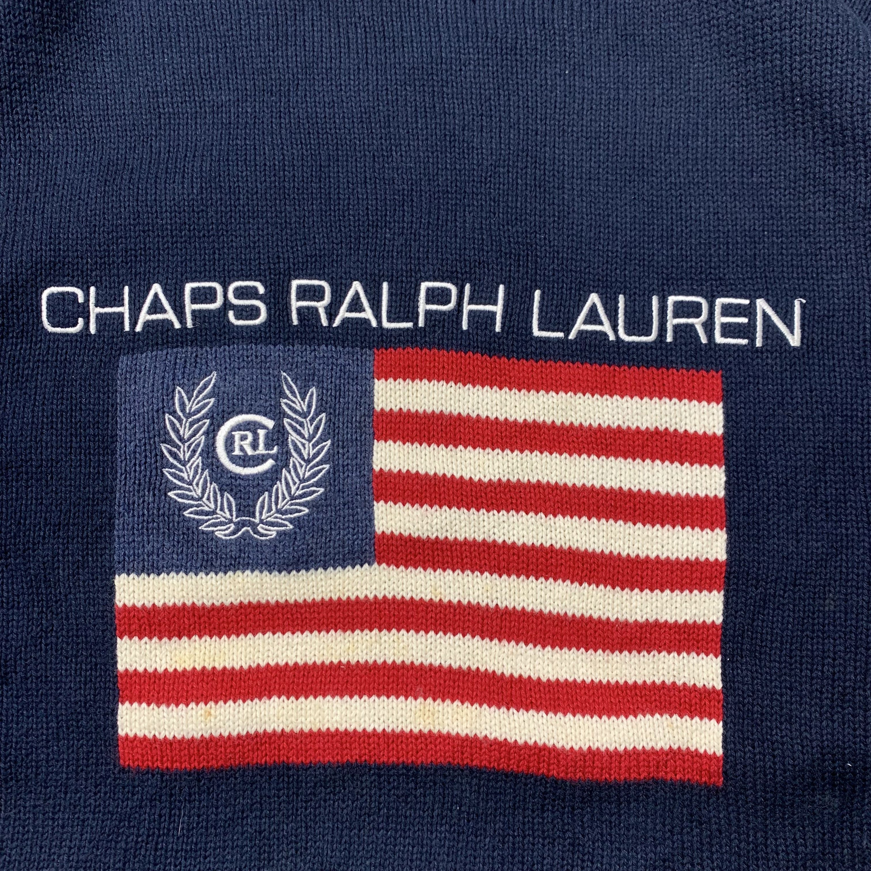 Chaps Ralph Lauren Vintage Chaps Ralph Lauren Hand Framed Knit Sweater Jumper Size US M / EU 48-50 / 2 - 3 Thumbnail