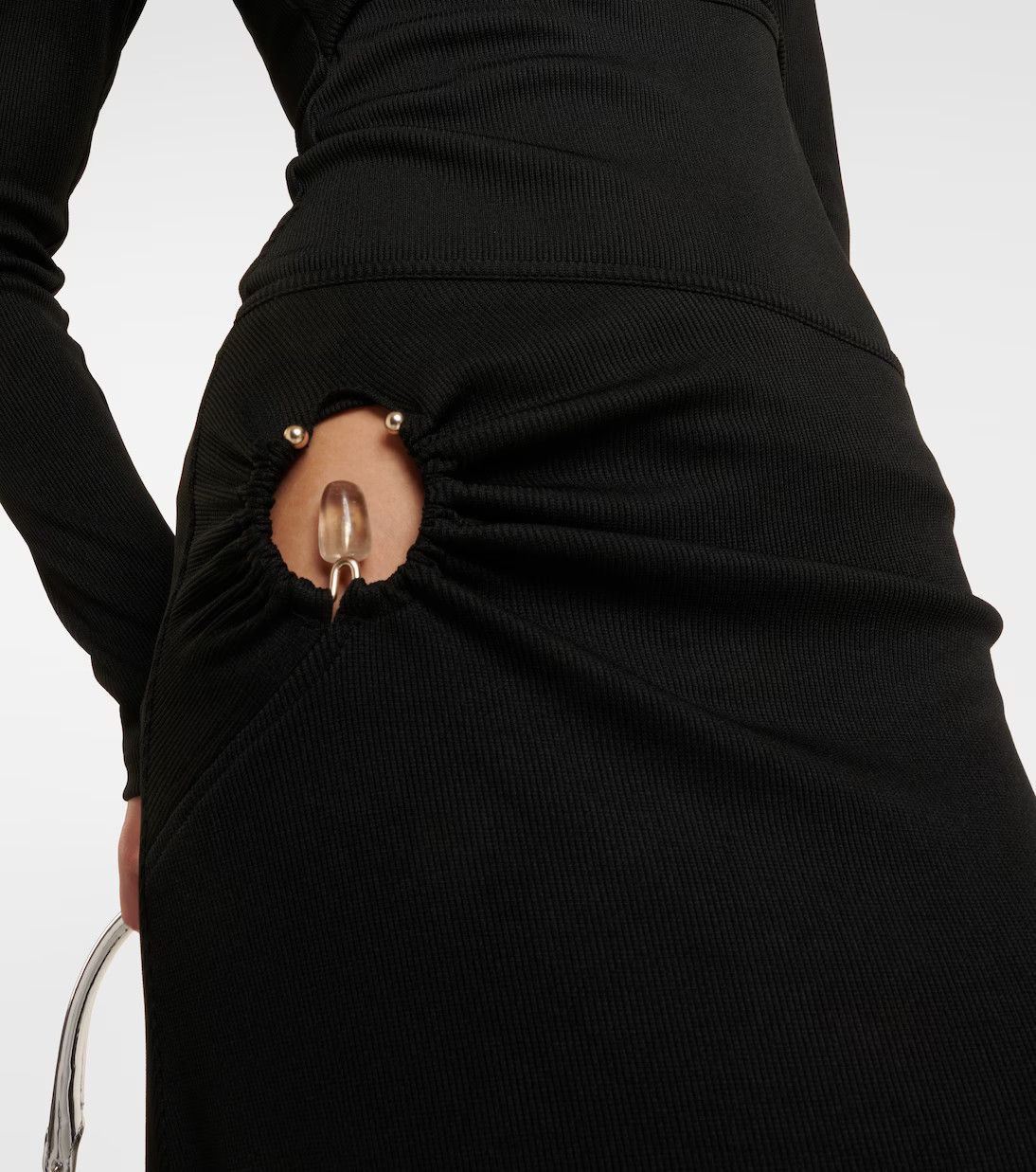 Christopher Esber o1mle0824 Callisto Orbit Skirt in Black Size 25" / US 0 / IT 36 - 4 Thumbnail