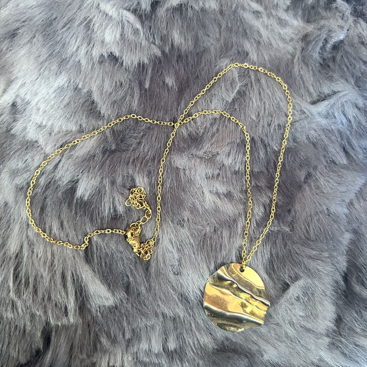 Vintage Handcrafted repurpose pendant on chain necklace Size ONE SIZE - 8 Thumbnail