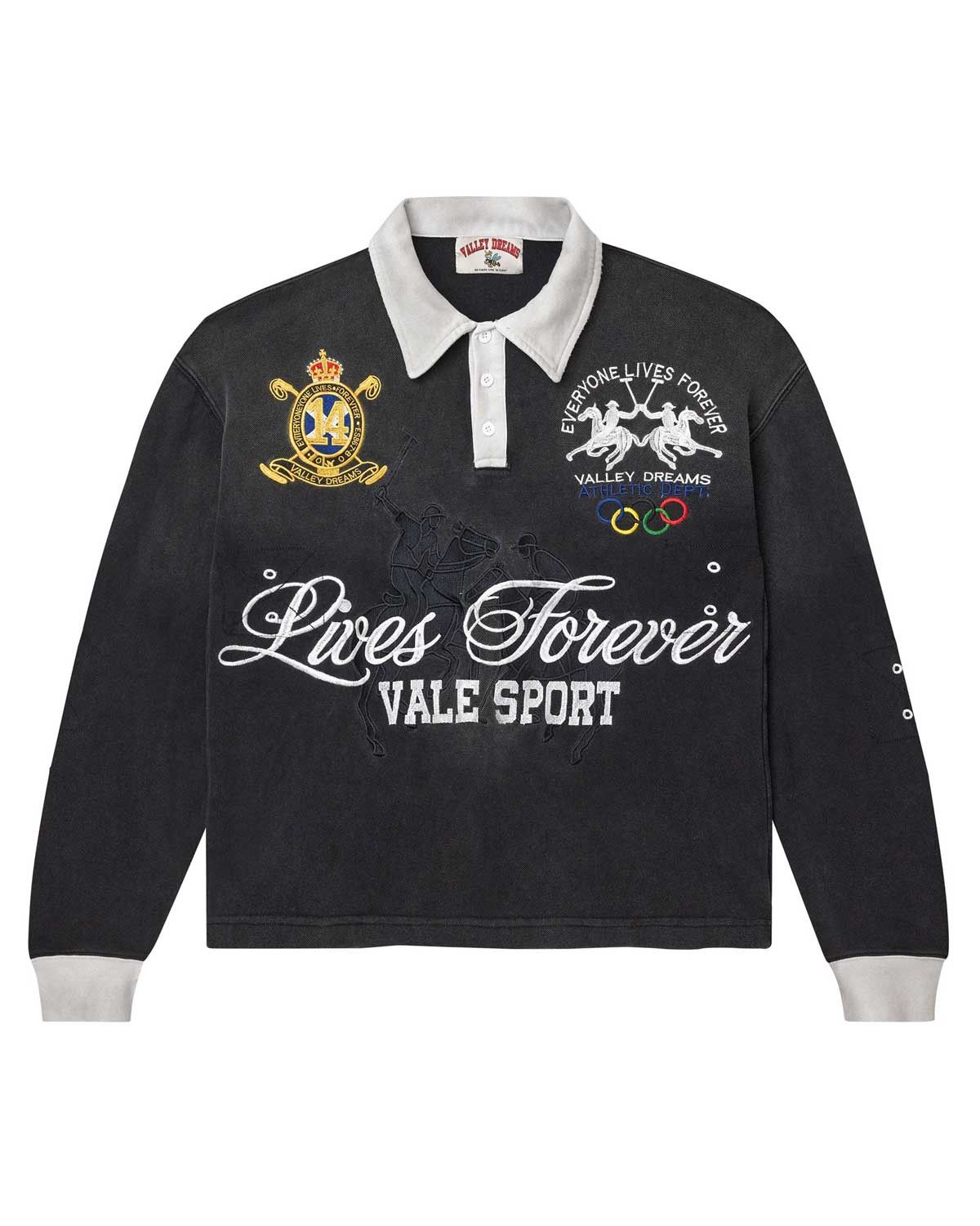 Vale Forever Blackrock L/S Rugby Black Size US XXL / EU 58 / 5 - 1 Thumbnail