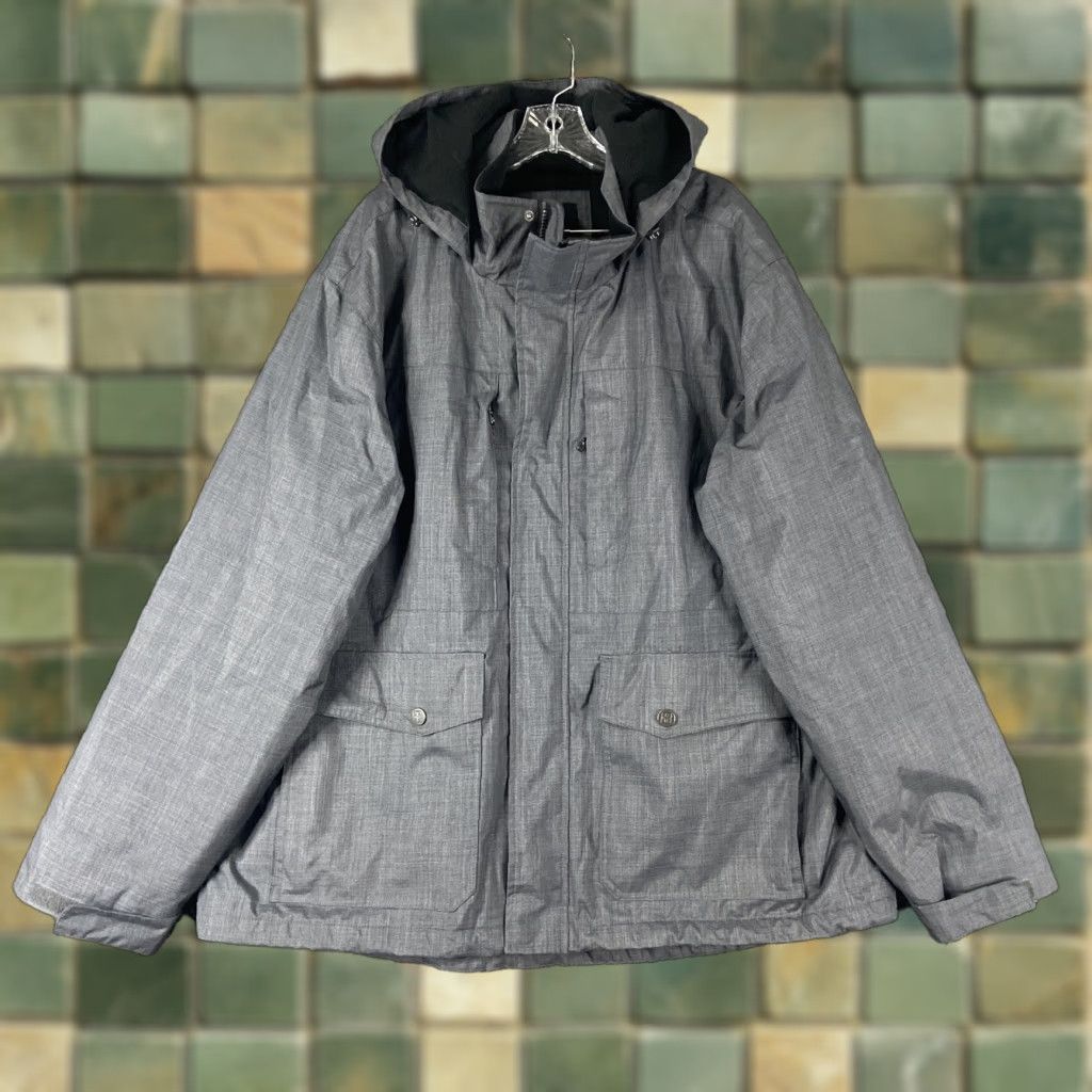 Vintage Swiss Tech Coat Men’s XL Gray With Hood Size US XL / EU 56 / 4 - 1 Thumbnail