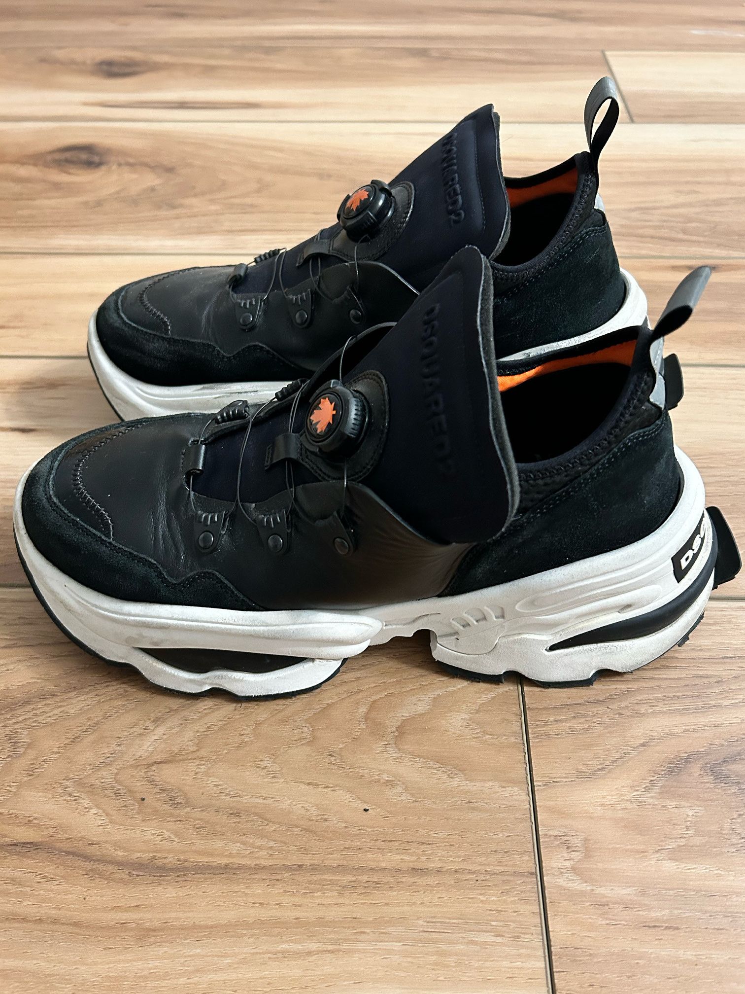Dsquared2 Dsquared2 "The Rolling Giant" – Black/White – EU 43 / US 10 Size US 10 / EU 43 - 3 Thumbnail