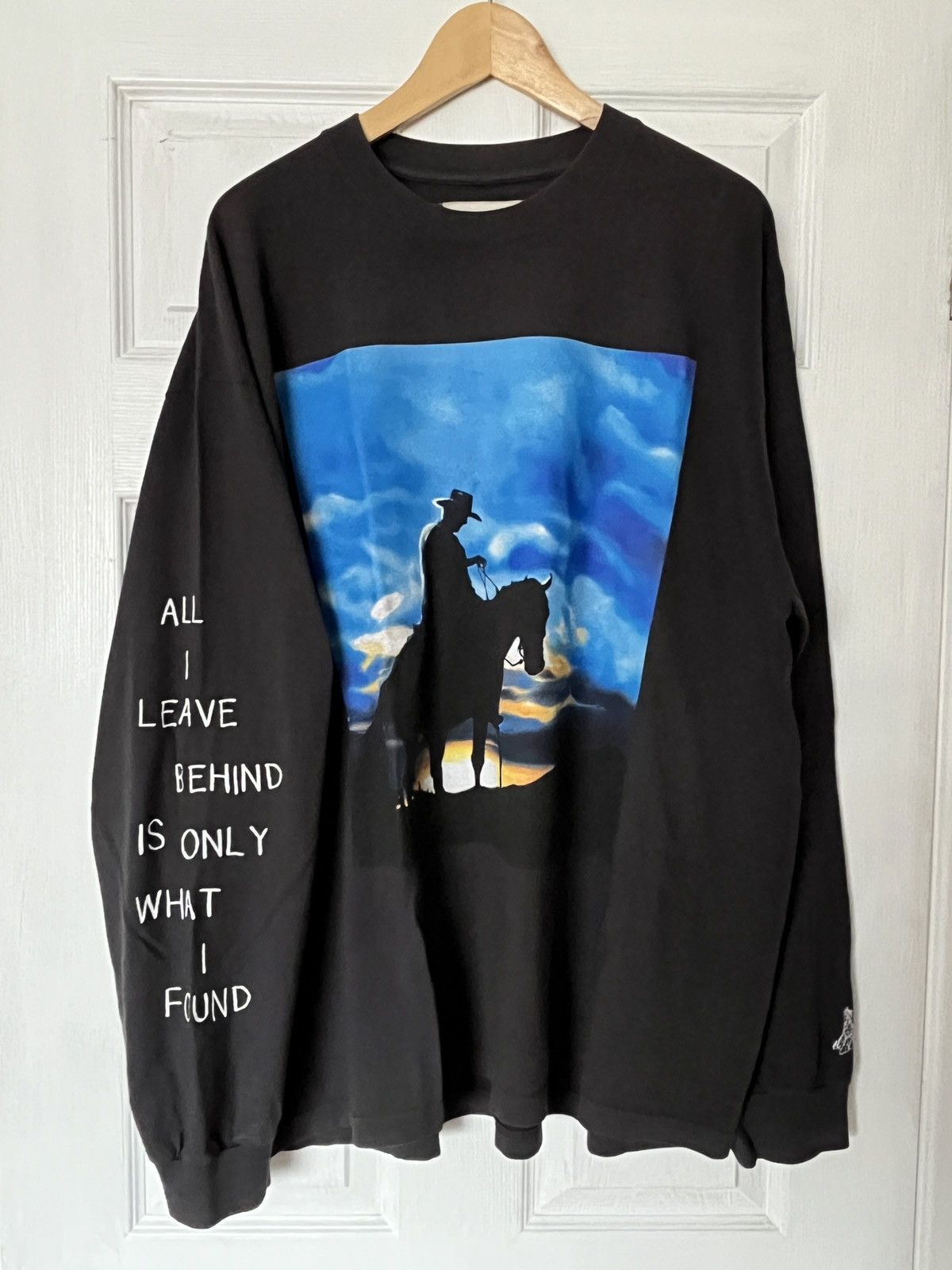 image of Matt Mccormick x One Of These Days Cowboy Long sleeve T - “All I Leave Behind Is Only What I Found”