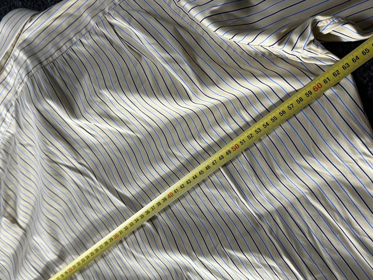 Designer × Polo Ralph Lauren × Vintage ❗️Vintage 90s Polo RALPH LAUREN blue striped Shirt OLD MONEY Size US M / EU 48-50 / 2 - 11 Thumbnail