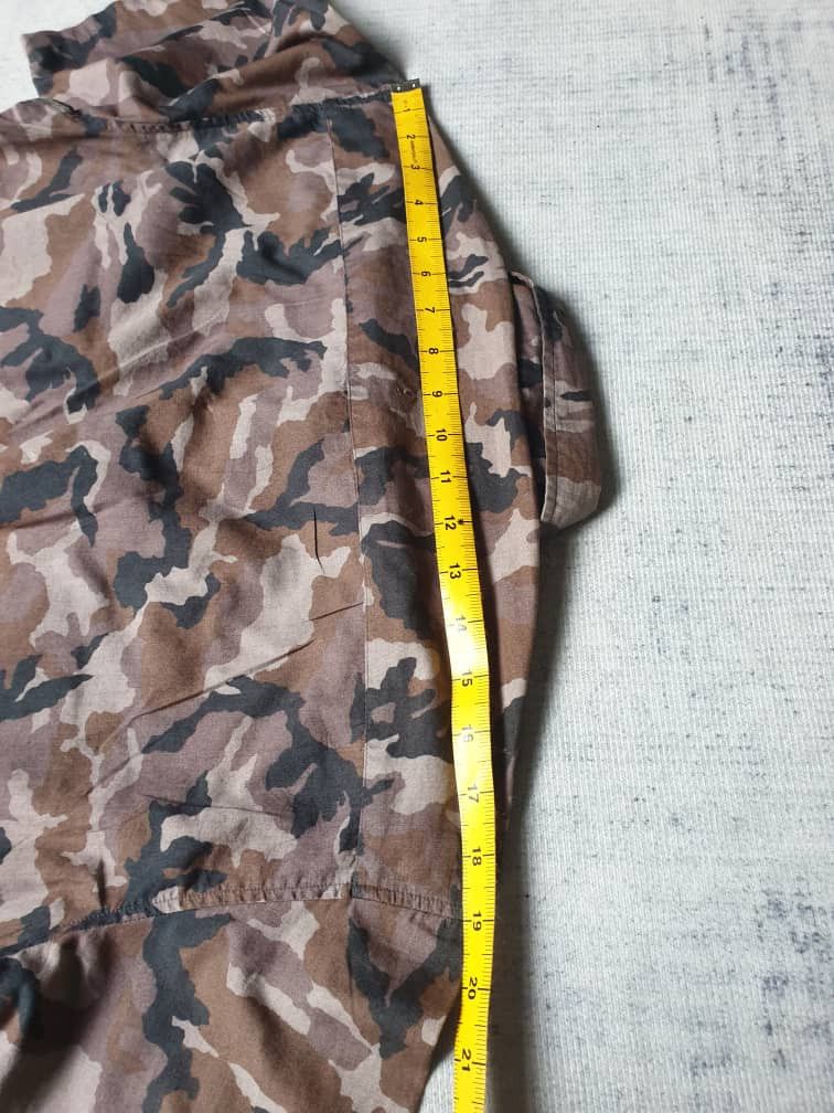 Japanese Brand 💥PPFM Camo Japanese brand button up shirt Size US L / EU 52-54 / 3 - 7 Thumbnail
