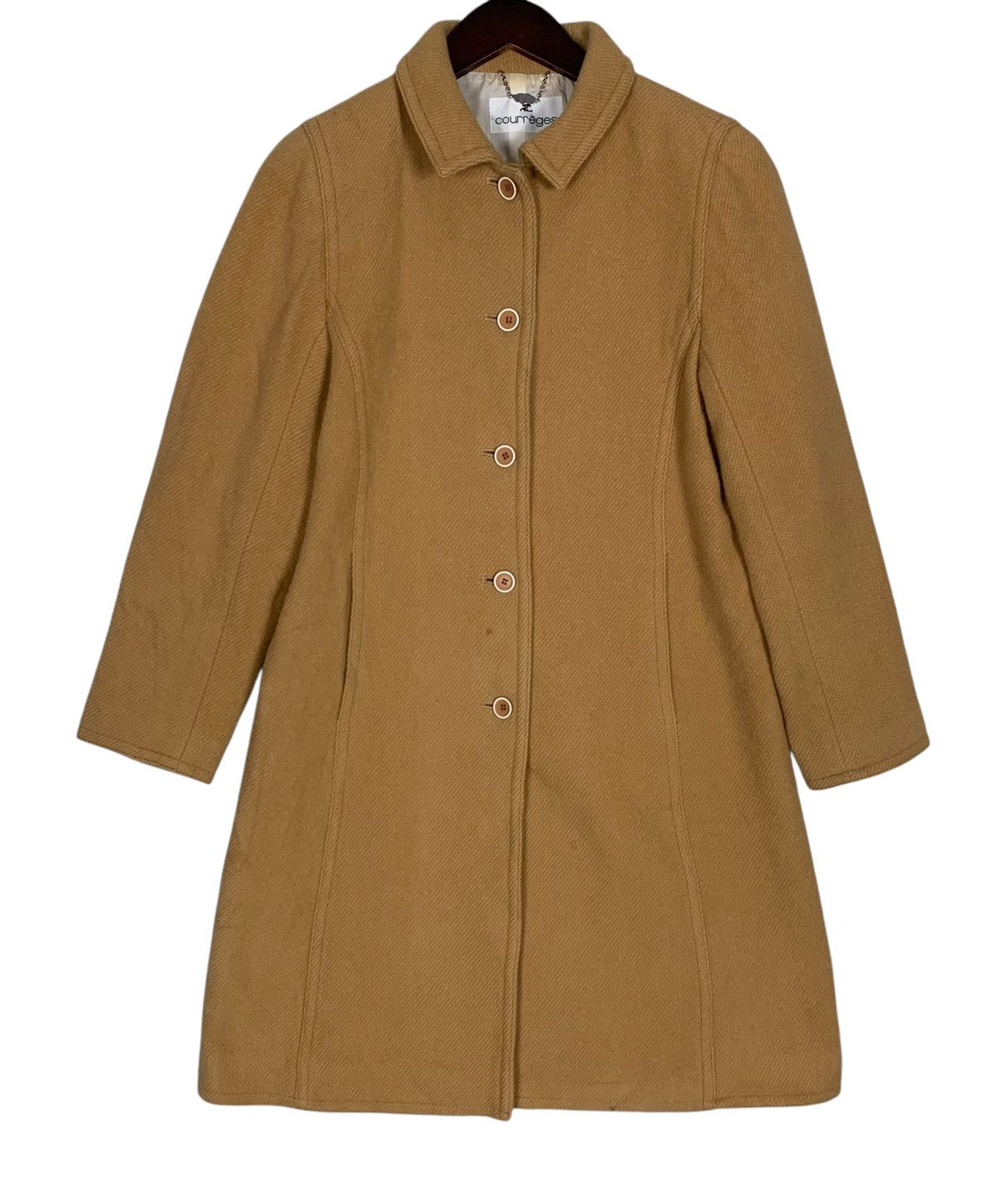 Courreges Vintage Courreges Luxury JapaneseBrand Long Coat Jacket Size S / US 4 / IT 40 - 2 Thumbnail
