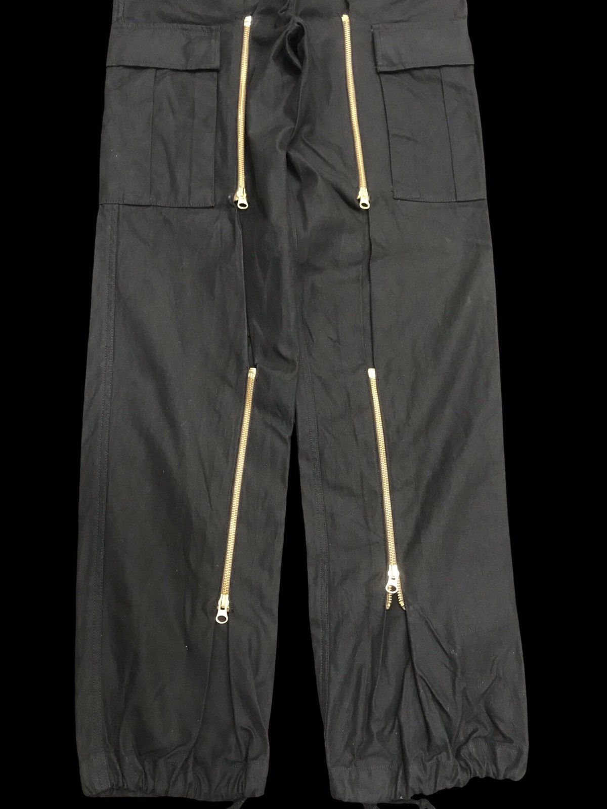 Japanese Brand 💥AVANT GARDE💥ROM Japan Archiva Multizipper Cargo Pant F175 Size US 31 - 10 Thumbnail