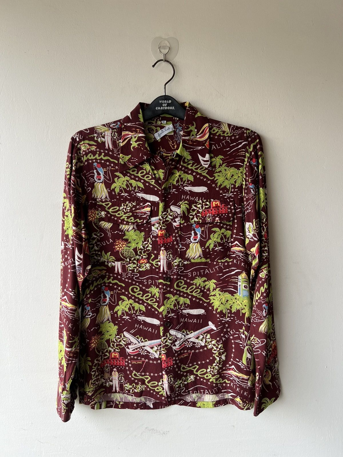 Sonic Lab Sonic Lab Nepenthes Double Flap Pocket Hawaiian Shirt Size US S / EU 44-46 / 1 - 2 Thumbnail