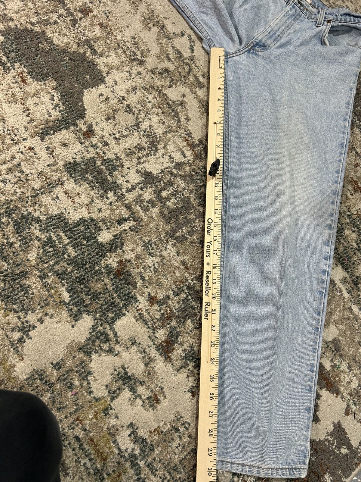 Levi's Vintage Made in USA Levi’s 505 Light Washed Distressed Denim Size US 32 / EU 48 - 10 Thumbnail