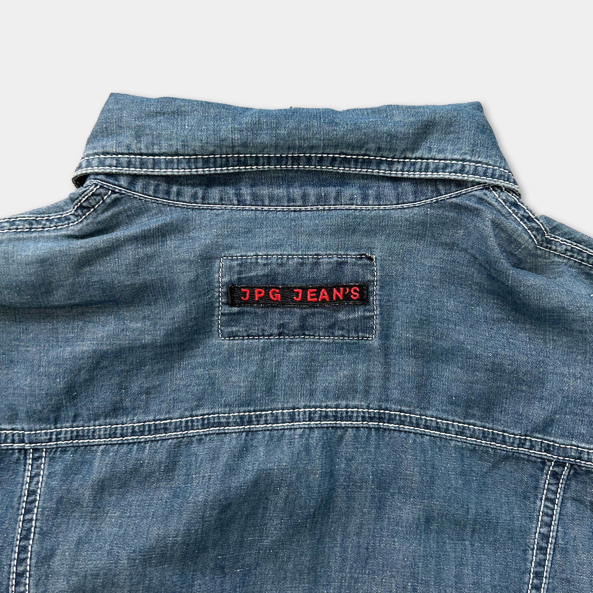 Jean Paul Gaultier Jean Paul Gaultier 2000's Open Chest Denim Jacket Size US S / EU 44-46 / 1 - 6 Thumbnail