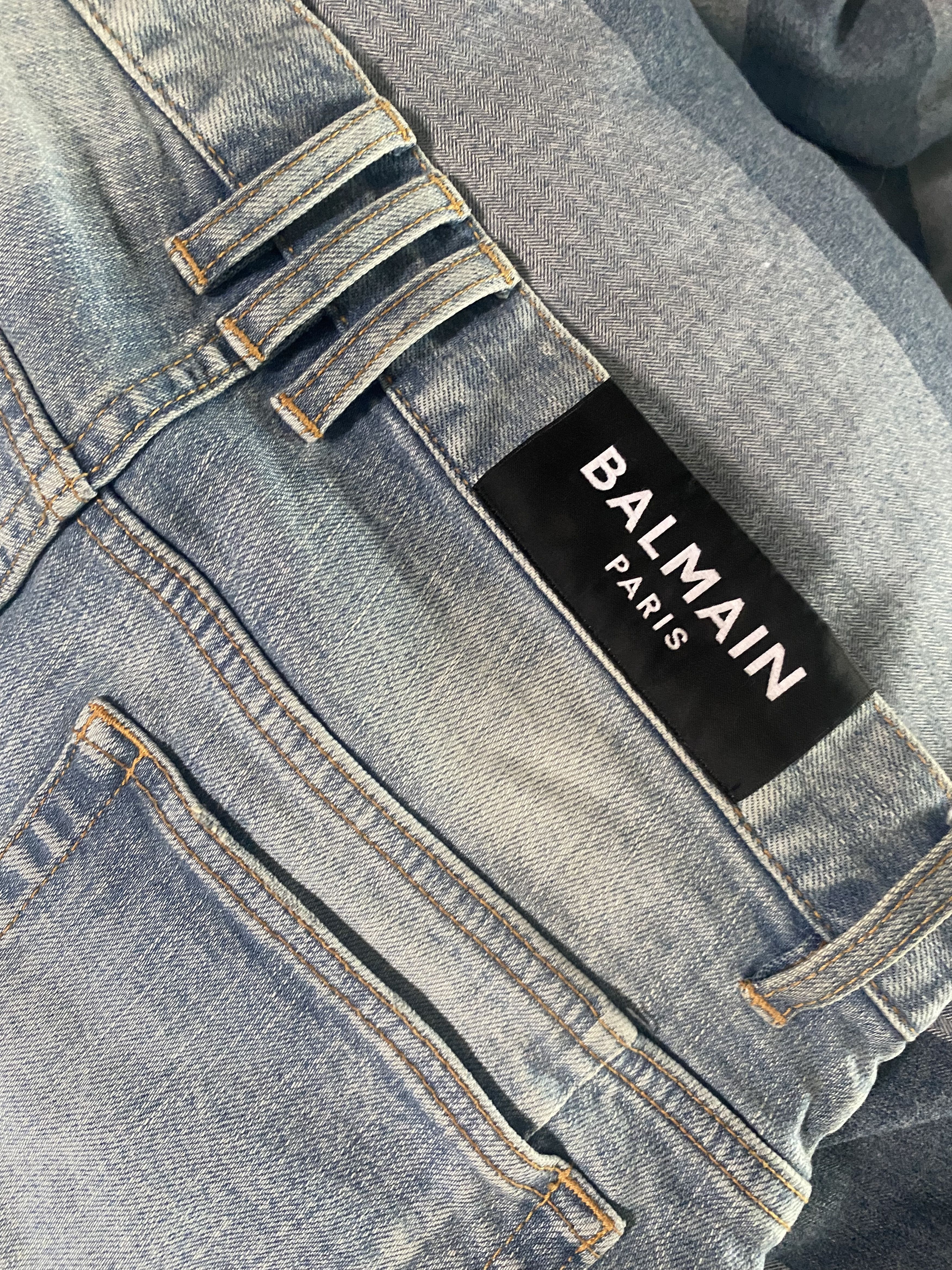 Balmain Balmain biker jeans Size US 30 / EU 46 - 7 Thumbnail