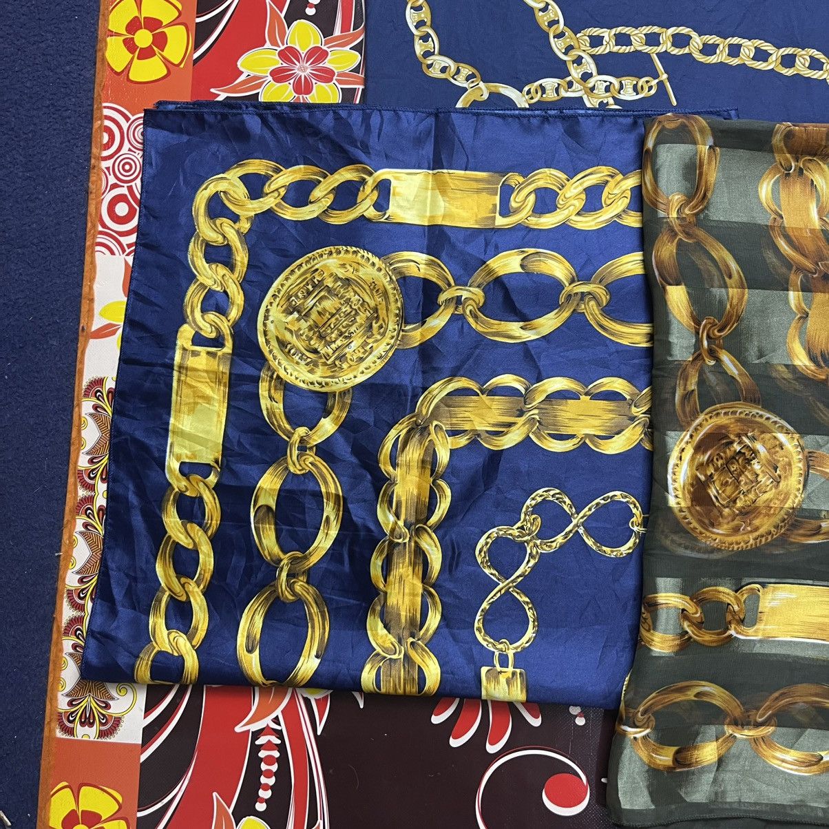 Designer Combo Scarf/Handkerchief Take All Size ONE SIZE - 5 Thumbnail