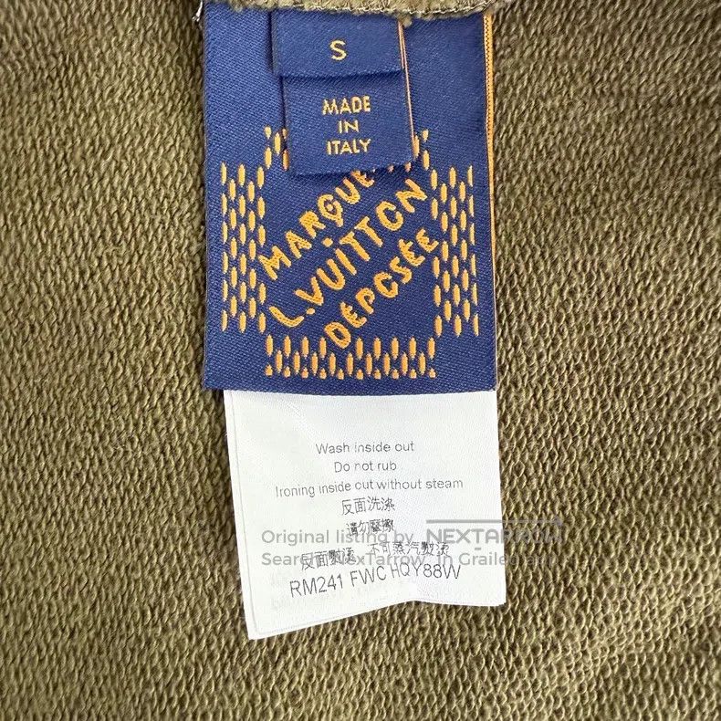 Louis Vuitton Louis Vuitton Green Studded Fei Dong Co-Branded Sweatshirt Size US S / EU 44-46 / 1 - 6 Thumbnail