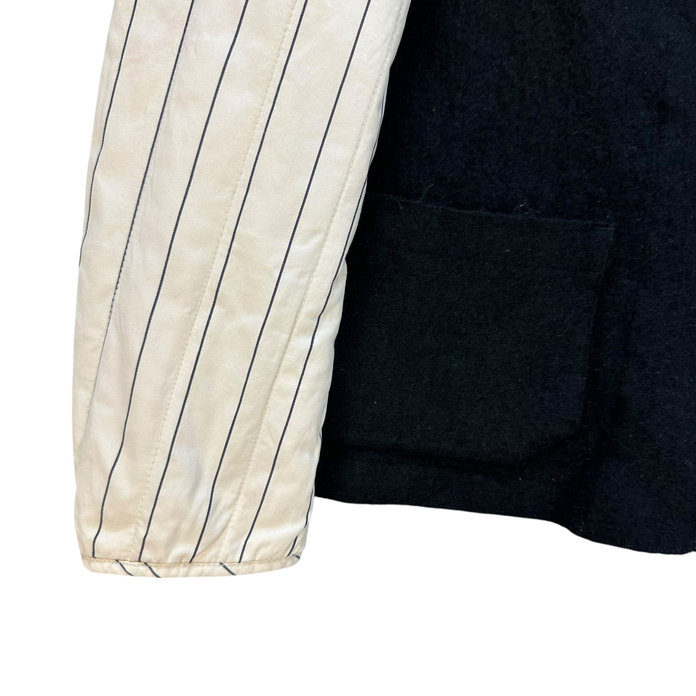 45rpm Vintage 45rpm Cotton Sleeve Button Wool Jacket #A65-1566 Size US S / EU 44-46 / 1 - 4 Thumbnail