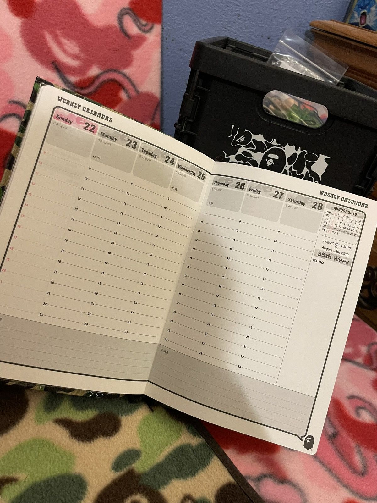 Bape Bape Planner from 2010 Size ONE SIZE - 5 Thumbnail