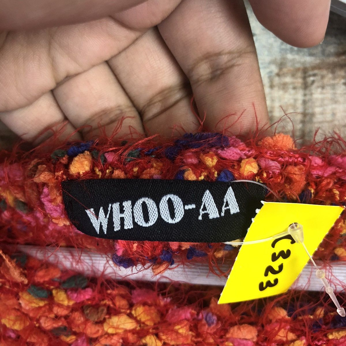 Homespun Knitwear DL Whoo Aa Red Mohair shaggy fur Knitwear #C323 Size M / US 6-8 / IT 42-44 - 9 Thumbnail