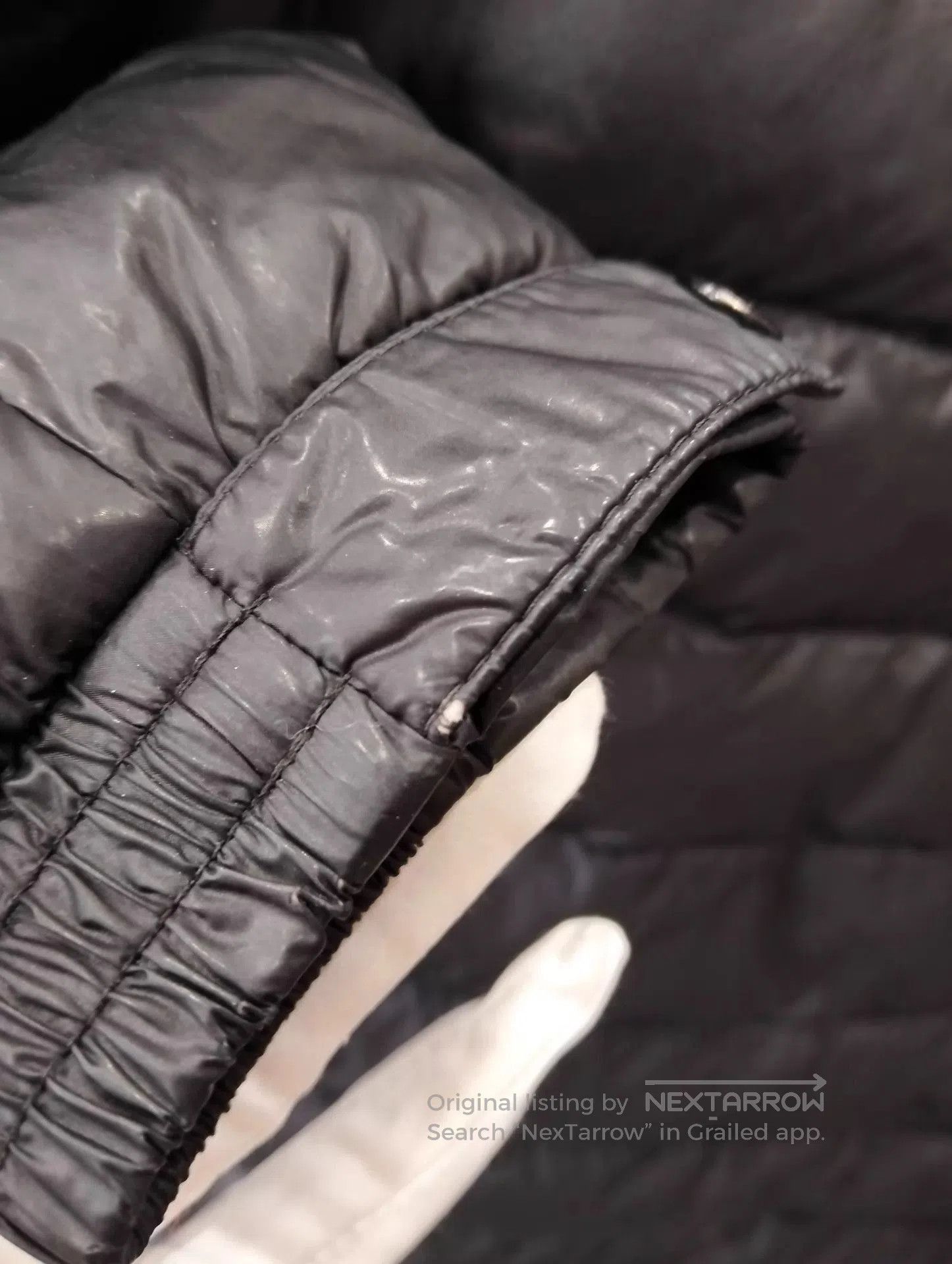 Moncler Black Quilted Puffer Jacket - XXL. Size US XXL / EU 58 / 5 - 8 Thumbnail