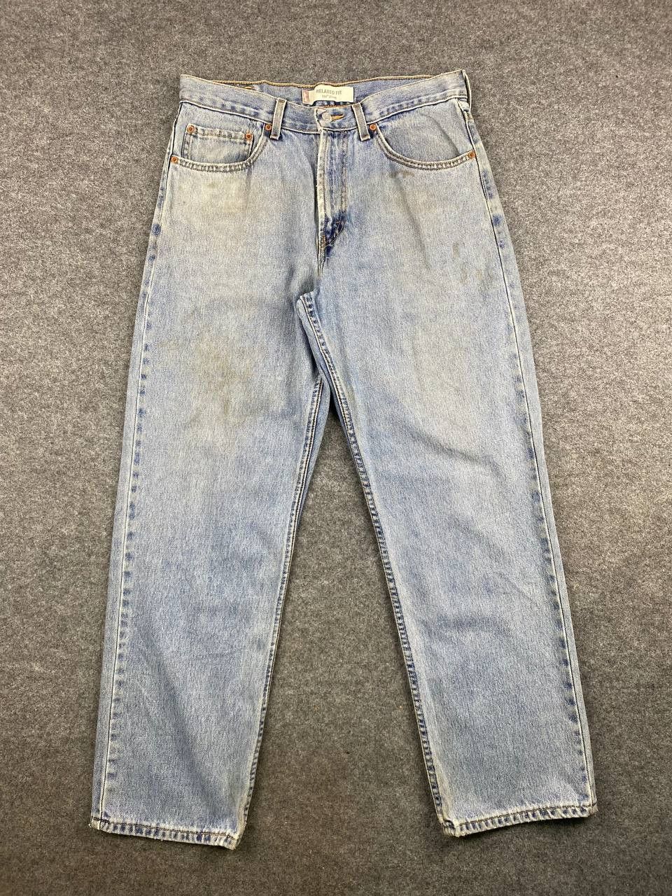 Levi's vintage levis 550 relaxed fit denim nice design Size US 34 / EU 50 - 7 Thumbnail