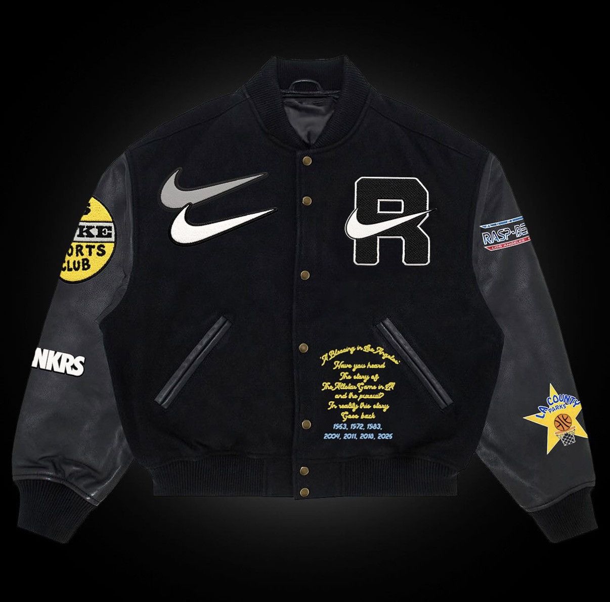 The GV Gallery Nike x Gv gallery All Star Weekend Exclusive Varsity Jacket Size US M / EU 48-50 / 2 - 1 Thumbnail