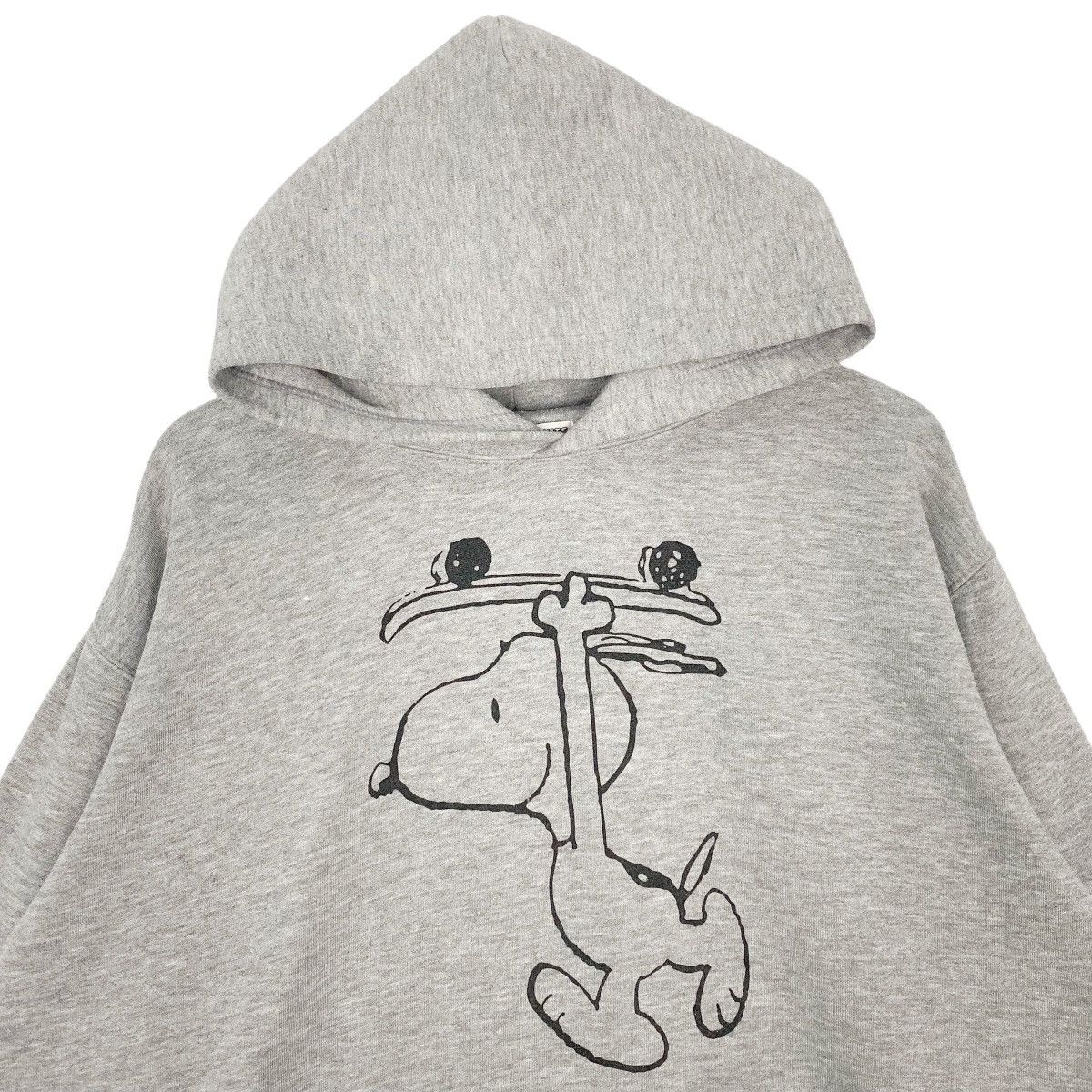 Vintage Vintage Peanuts Printed Hoodie Sweater Gray Jumper Size L Size US L / EU 52-54 / 3 - 2 Thumbnail