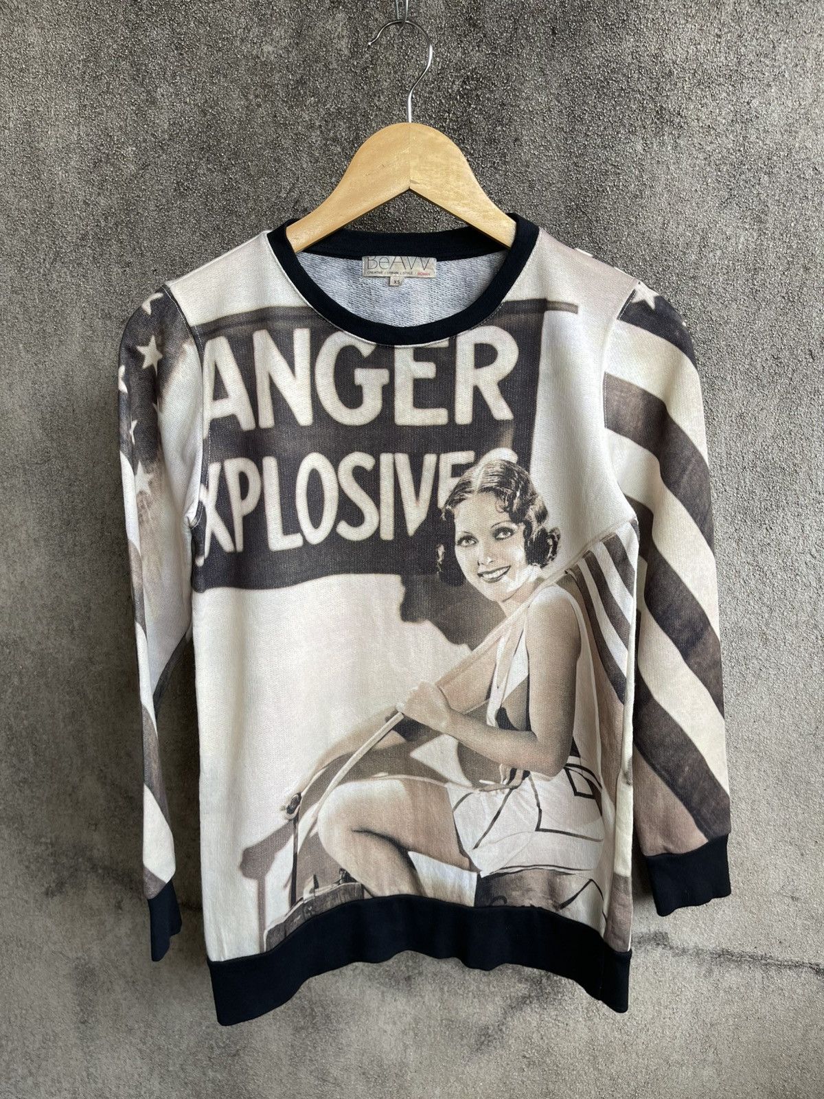 Creative Recreation × Vintage Vintage90s🔥MARILYN MONROE🔥Distressed Full Print Sweatshirt Size US XS / EU 42 / 0 - 1 Thumbnail