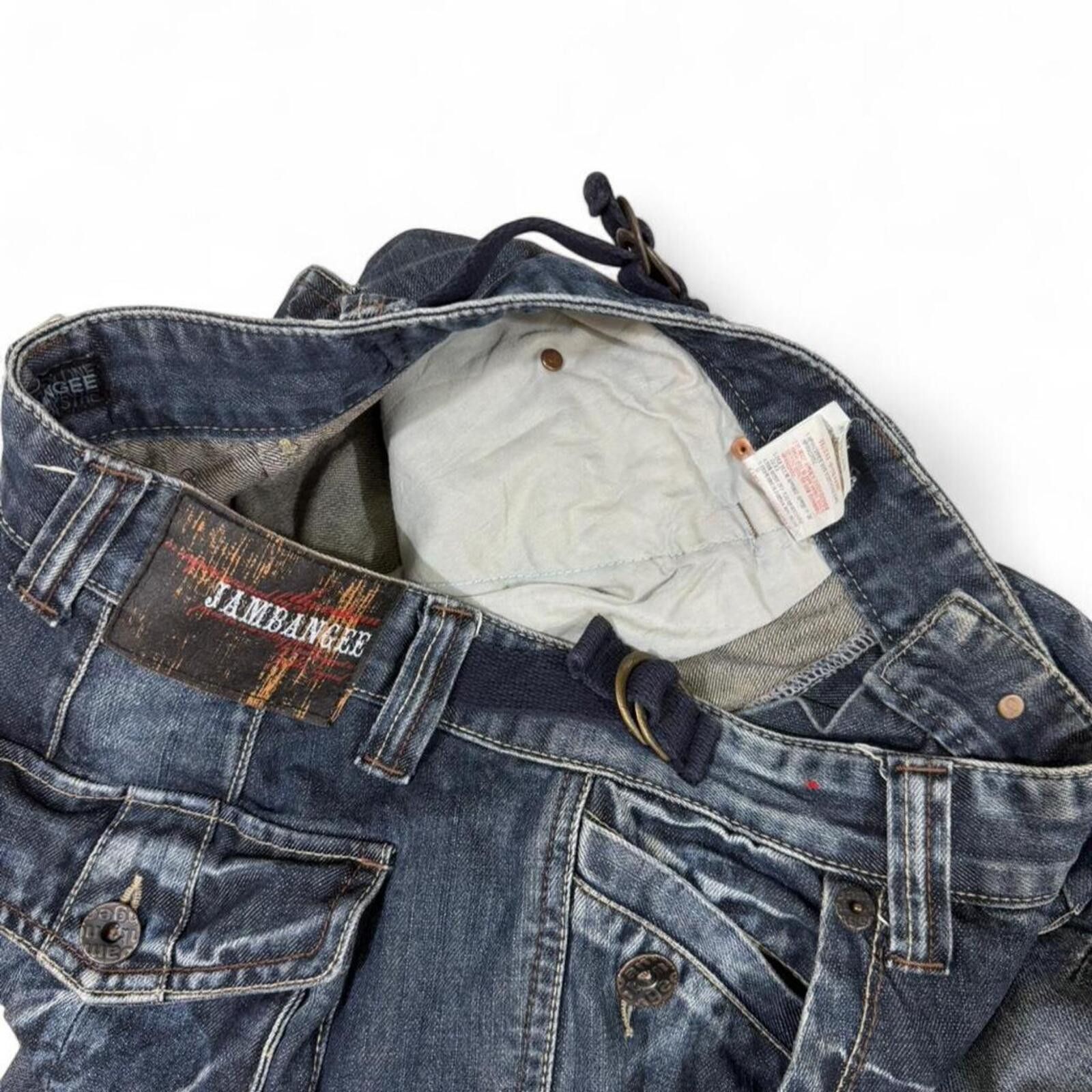 True Religion Jambangee Y2K big pockets design cargo style denim jeans Size 32" / US 10 / IT 46 - 7 Thumbnail