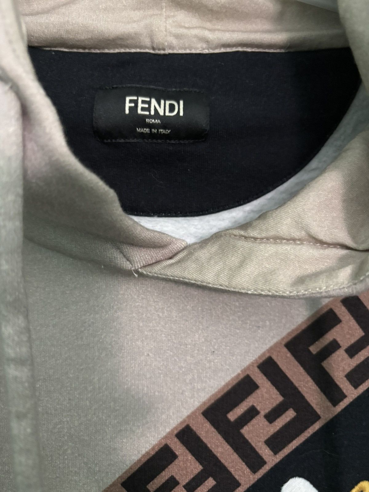 Fendi Fendi x Fila Monogram Hidden Pocket Hoodie Size US L / EU 52-54 / 3 - 2 Thumbnail