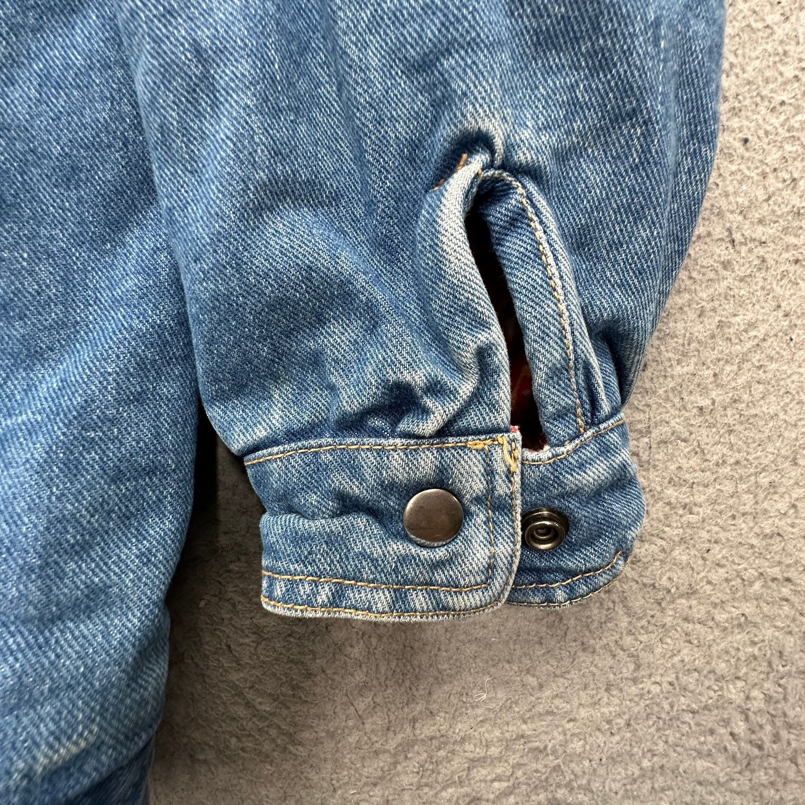 Other VTG Current Seen Denim Floral Lined Zip Bomber Jacket 18W 2X Size XXL / US 16-18 / IT 52-54 - 6 Thumbnail