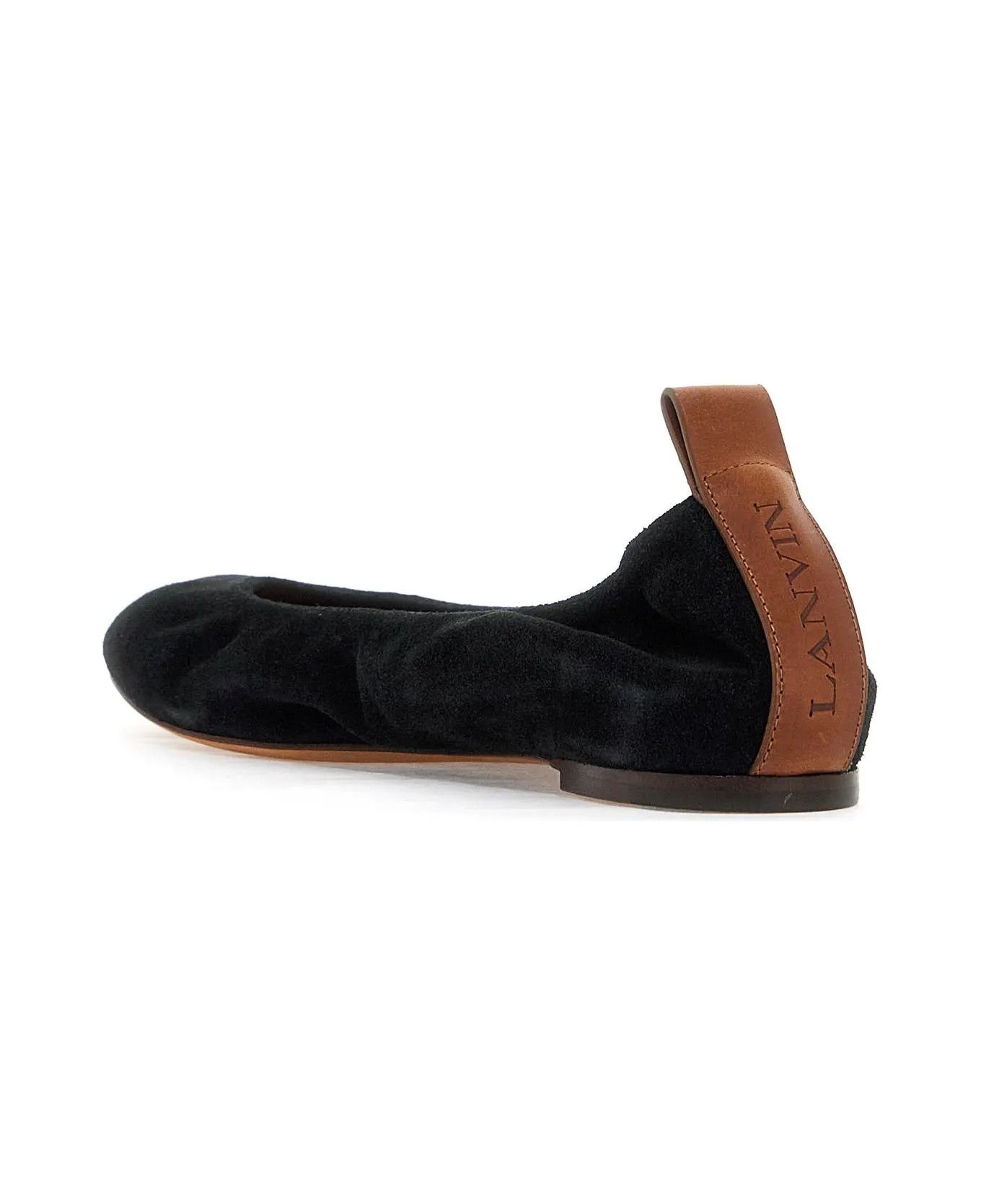 Lanvin o1y0326 Ballet Flats in Black Size US 6 / IT 36 - 2 Thumbnail