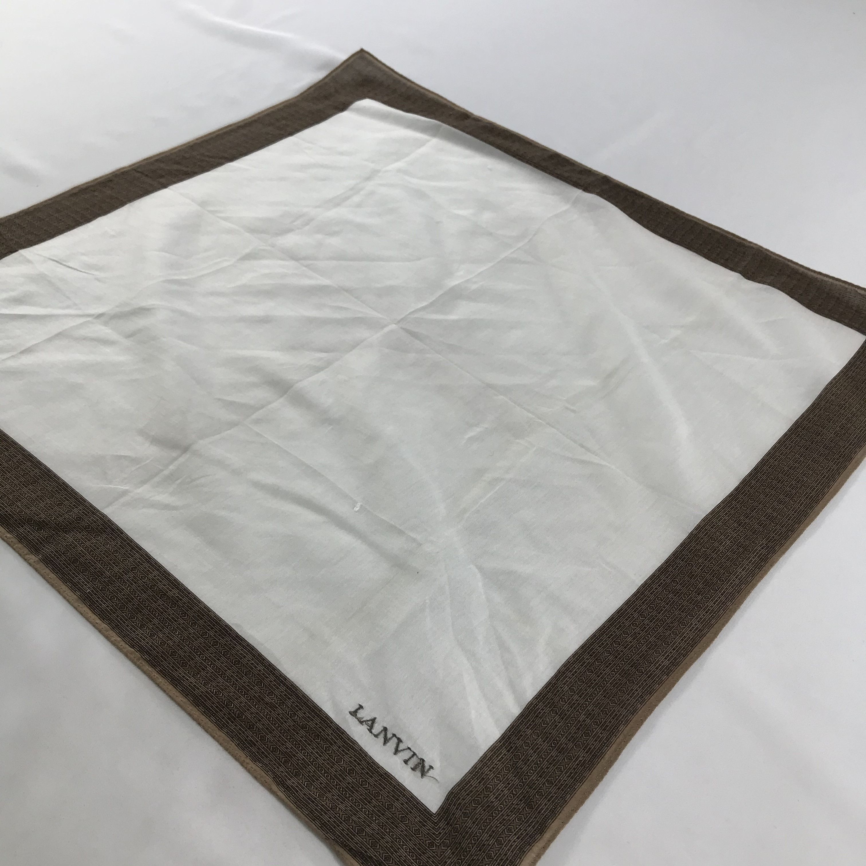 Lanvin × Vintage Lanvin Bandana / Handkerchief / Neckerchief - S1735 Size ONE SIZE - 2 Thumbnail