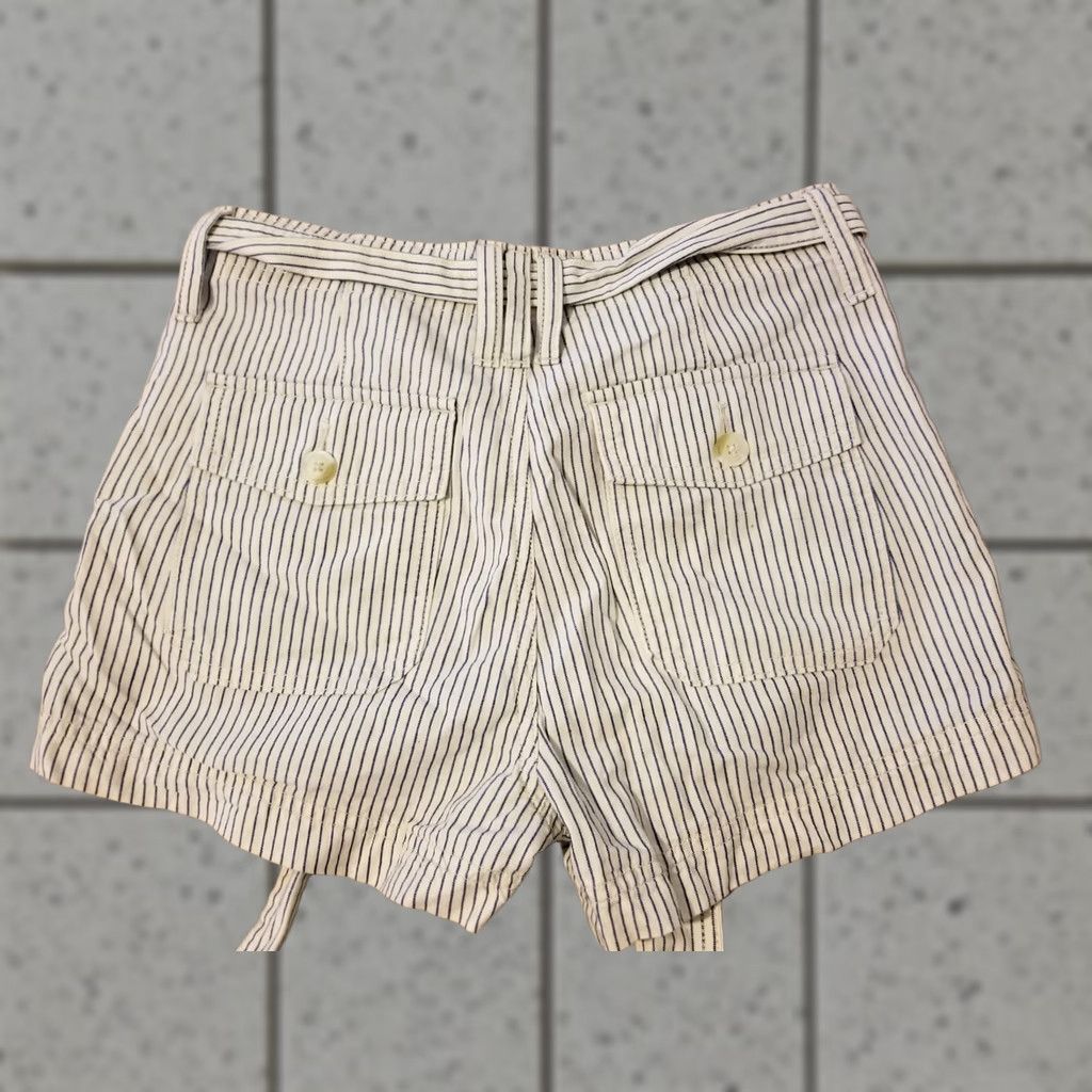 American Eagle Outfitters Womens American Eagle Outfitters Shorts Khaki White Cotton Chino Size 00 Womens Girls? Size 24" / US 00 / IT 34 - 1 Thumbnail