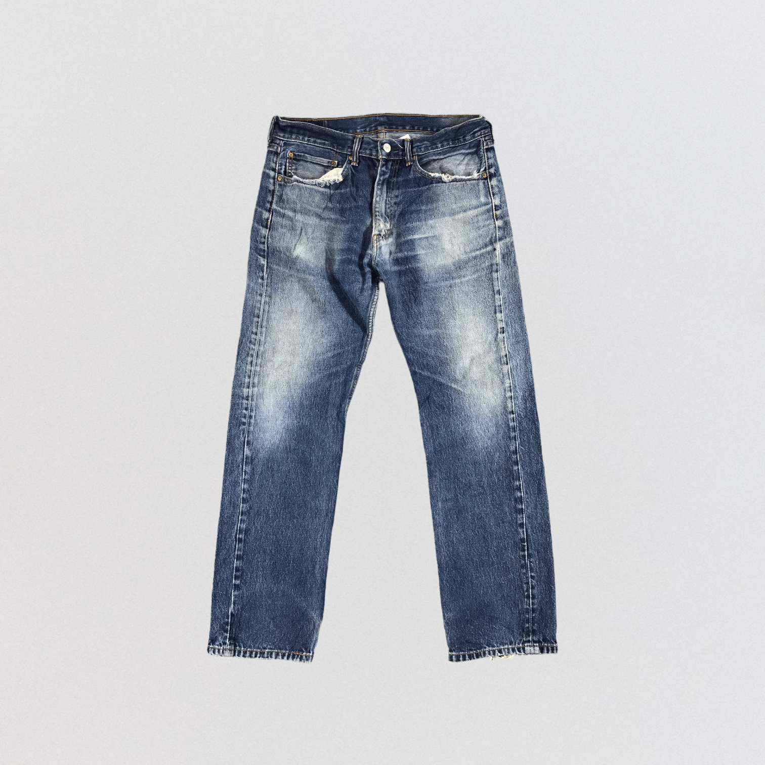 Levi's Vintage Levis 505 Jeans-JM244 Size US 35 - 1 Thumbnail