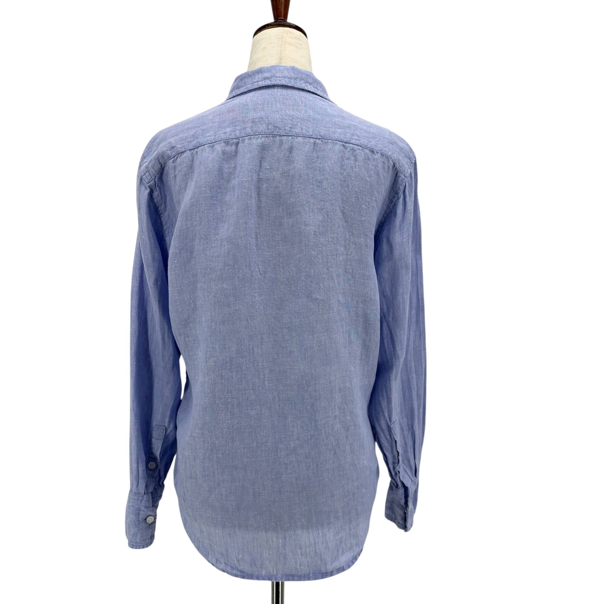 J.Crew Baird McNutt For J. Crew Womens 0 Top Irish Linen Garcon Size XS / US 0-2 / IT 36-38 - 4 Thumbnail