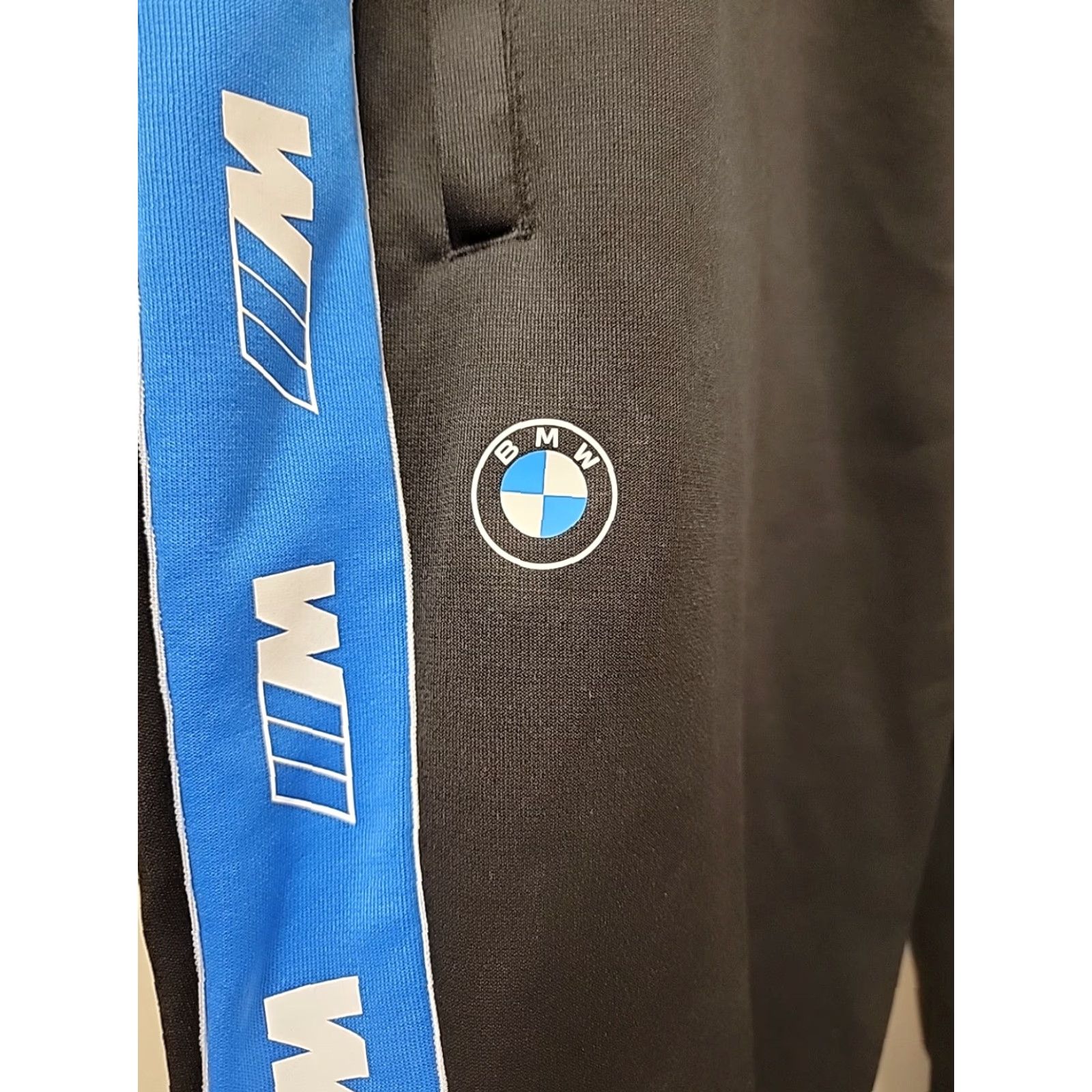 Puma PUMA BMW Motorsport Sweat Pants Mens 2XL Jogger Athletic Activewear Casual Pockets Elastic Waist Inseam 32 Mw310 Multicolor Size US 39 - 2 Thumbnail