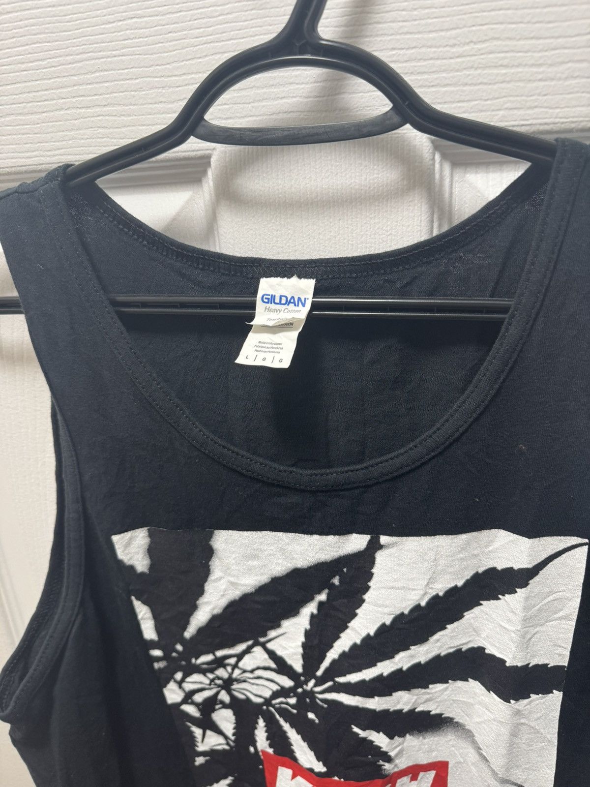 Gildan Gildan Vintage Kush Weed Leaf 2000s Supreme YOLO SWAG Tank Size US L / EU 52-54 / 3 - 3 Thumbnail