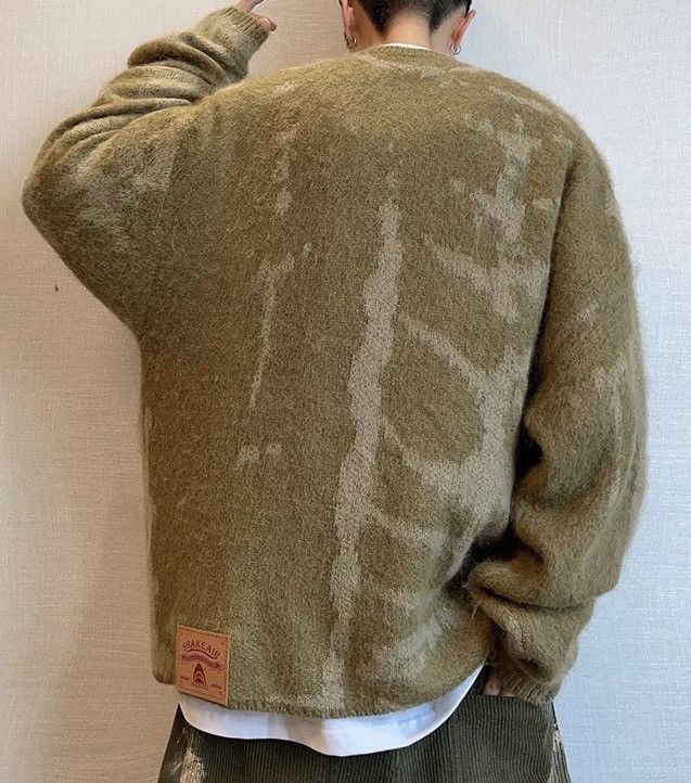 Japanese Brand × Vintage Avant garde fashion punk skeleton fluffy sweater knitwear Size US XXL / EU 58 / 5 - 4 Thumbnail