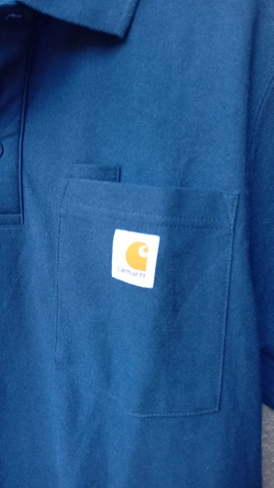 Carhartt Carhartt K570 NVY Polo Pocket t-shirt sz S Size US S / EU 44-46 / 1 - 3 Thumbnail