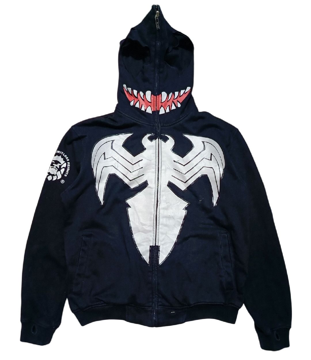 Marvel Comics × Vintage Avengers Mask Spiderman 3 Venom Split Hoodie Size XL / US 12-14 / IT 48-50 - 1 Thumbnail