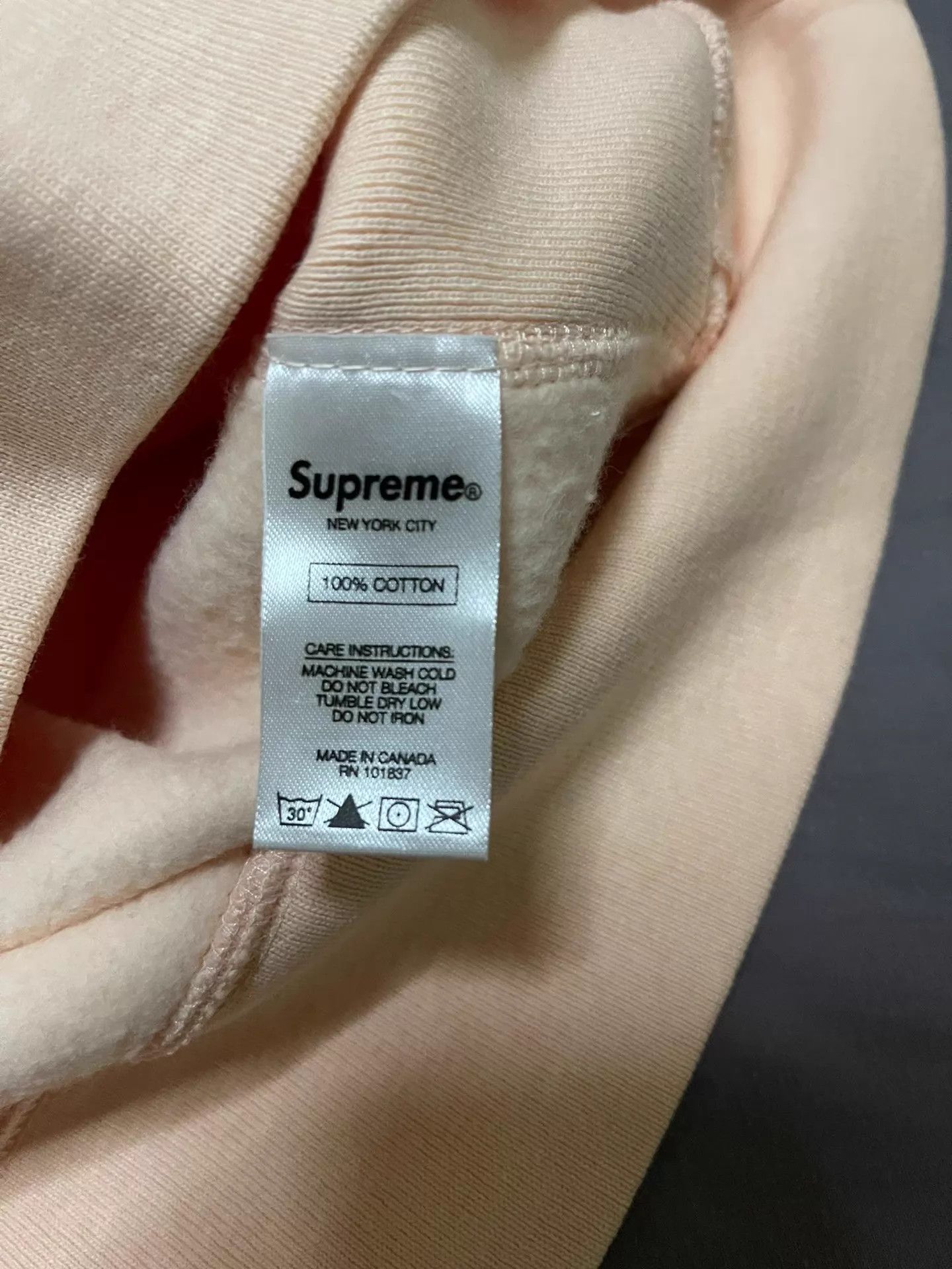 Supreme Supreme 16FW Peach Box Logo Hoodie M Size US M / EU 48-50 / 2 - 6 Thumbnail