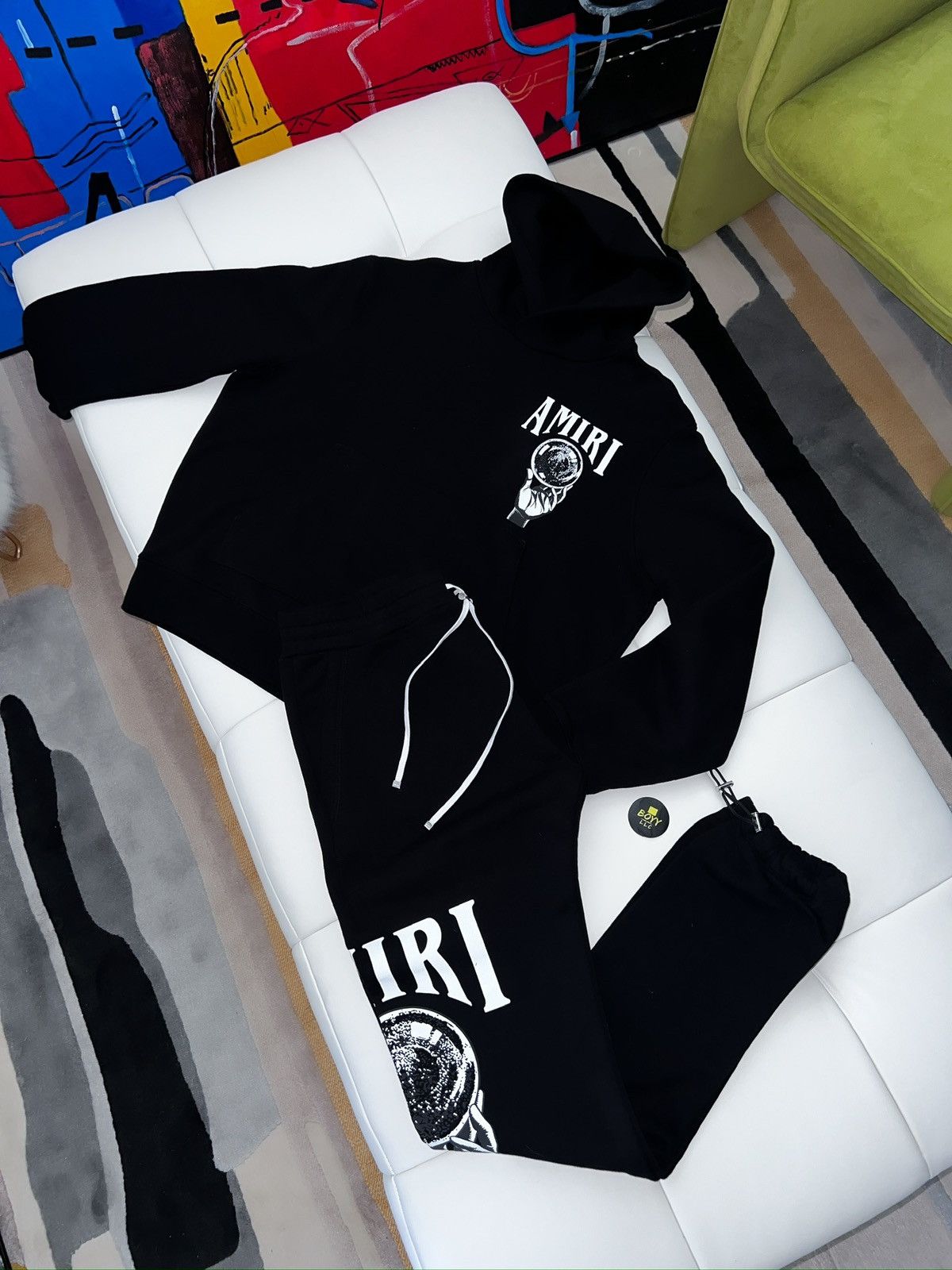 Amiri Crystal Hoodie | Grailed