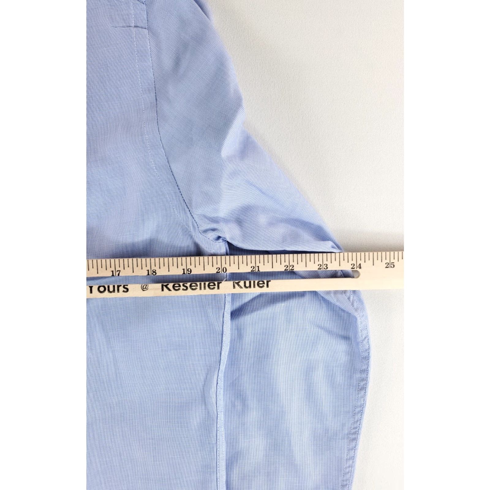 Suitsupply Suitsupply Dress Shirt Blue Mens 39/15.5 Egyptian Cotton Button Up Long Sleeve M Regular Shirt Mens Size 40R - 6 Thumbnail